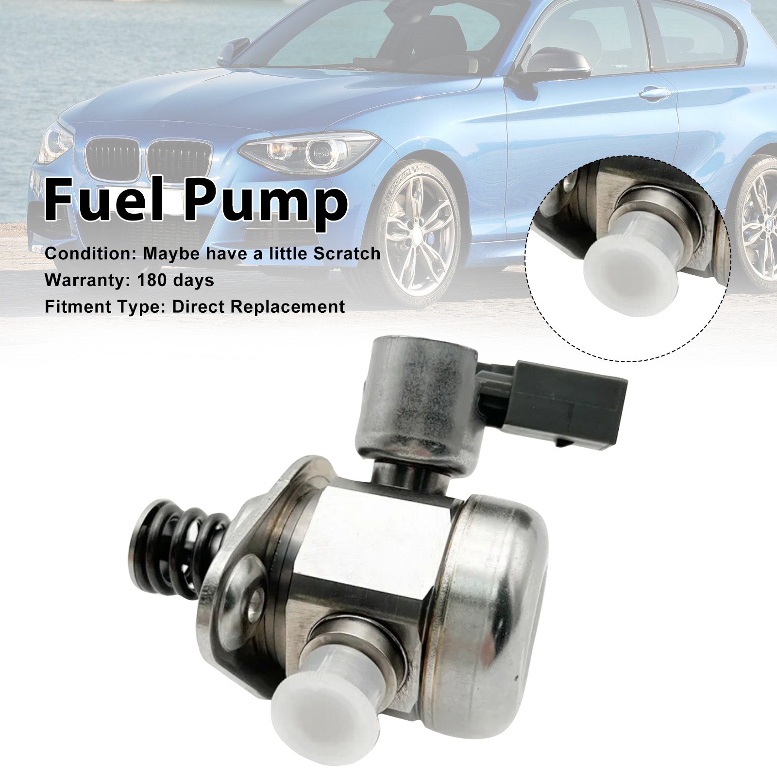 Pompe à carburant haute pression pour BMW 535i GT xDrive F10/G30 (2012-2017) - Référence : 13517610761