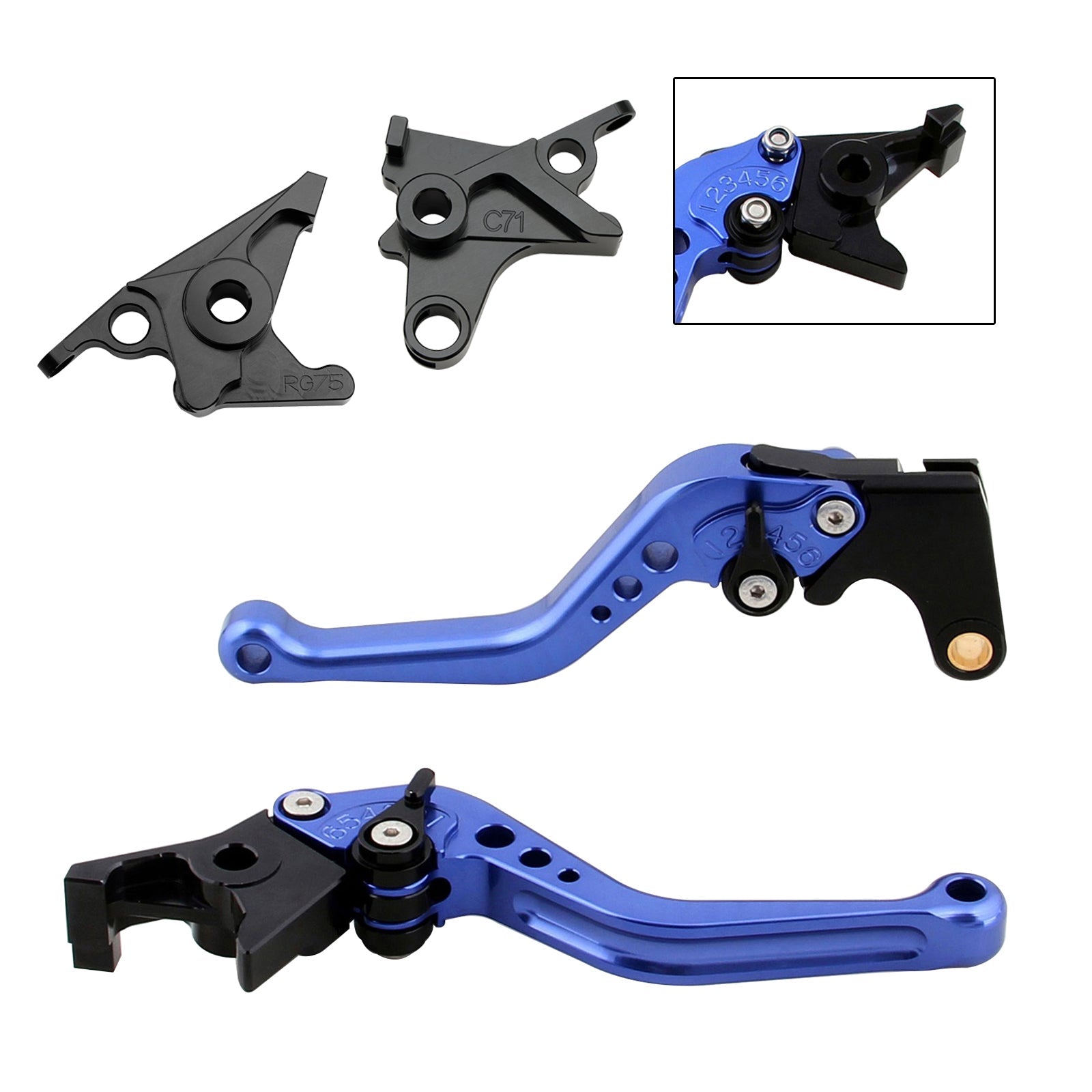 Levier de frein et d'embrayage court pour BMW R NINE T / PURE / RACER 2017-2023