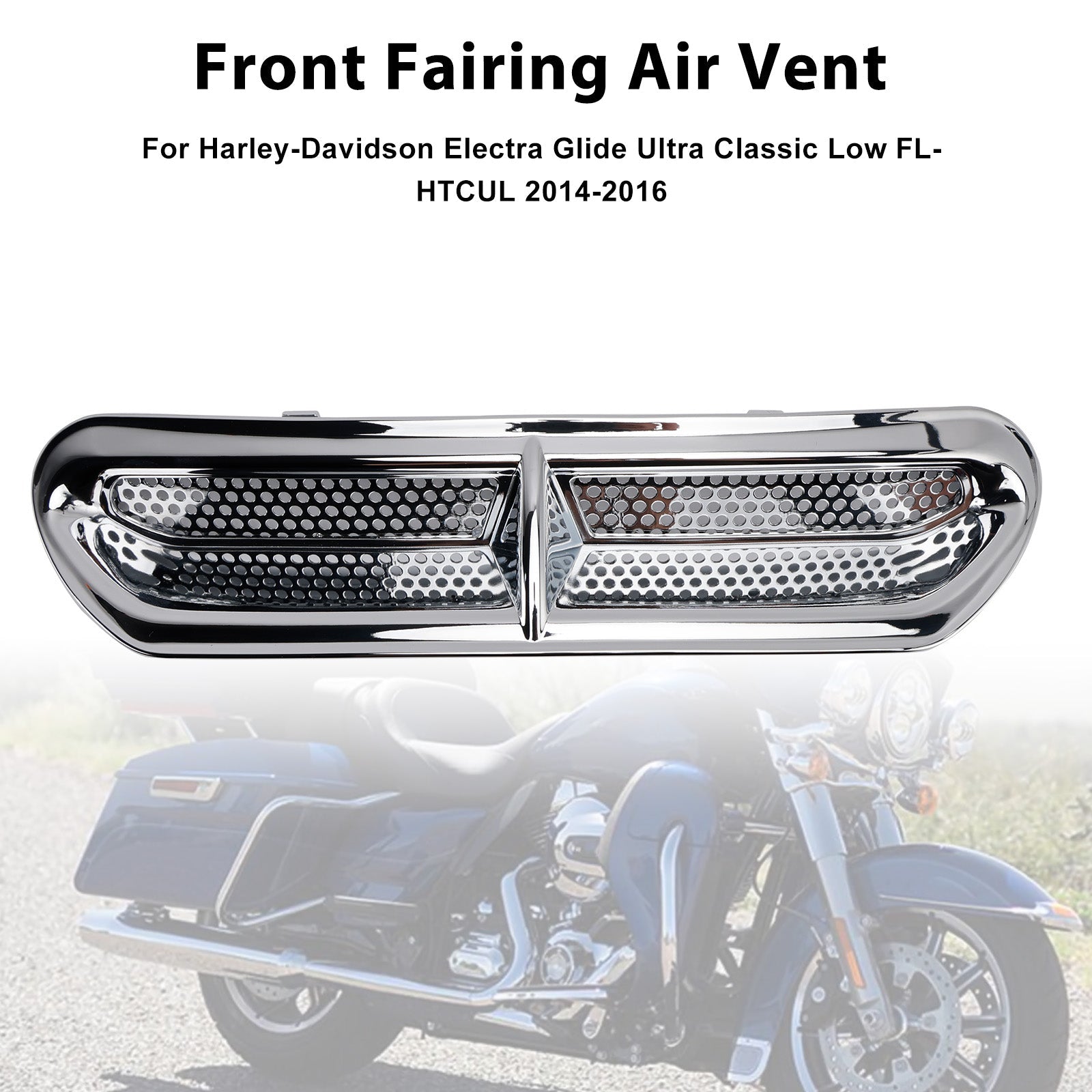 Etuosan tuuletusaukon verhoilu Touring Street Glide Electra Glide 2014-2024