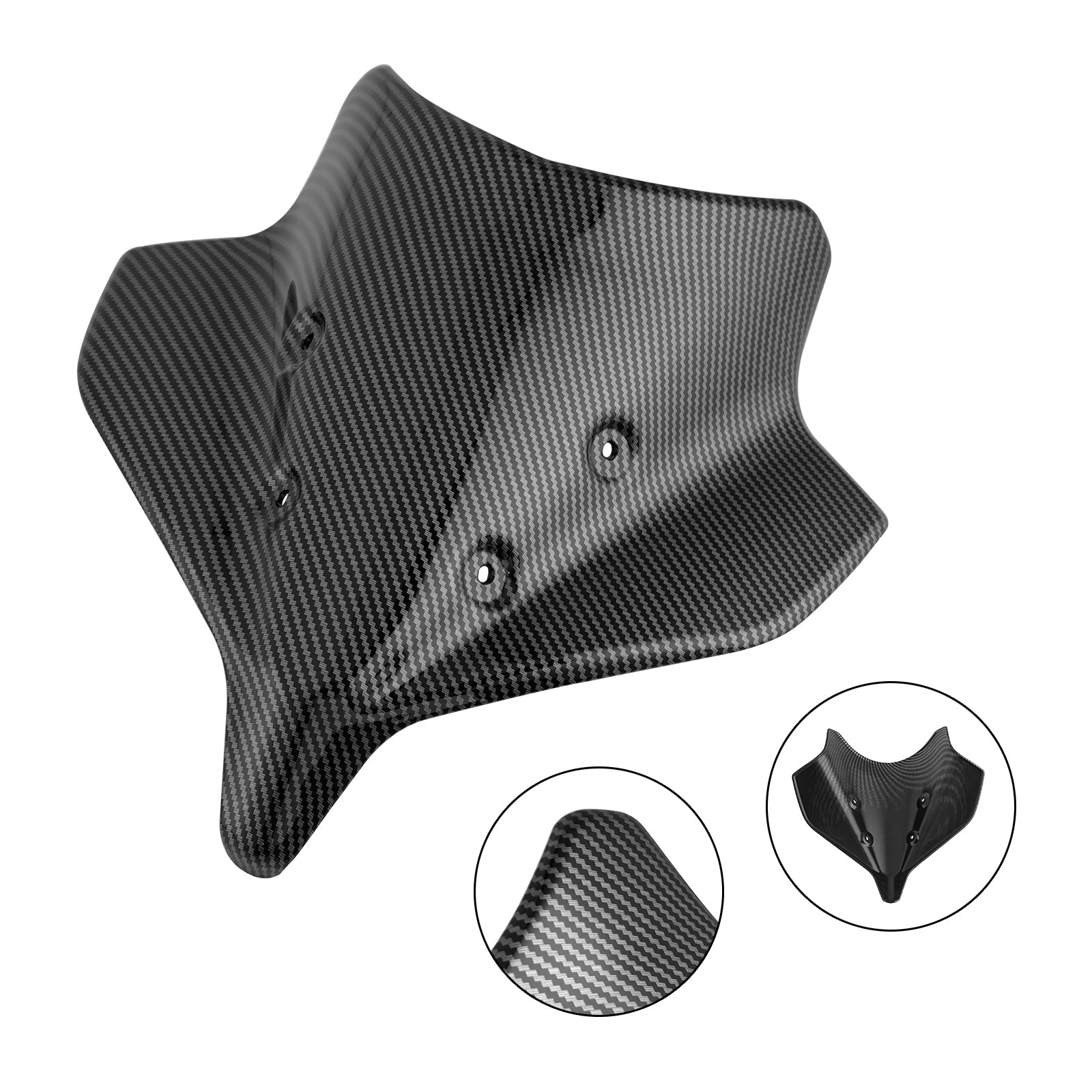 ABS-moottoripyörän tuulilasi Yamaha MT-10/MT-10 SP 2022-2024