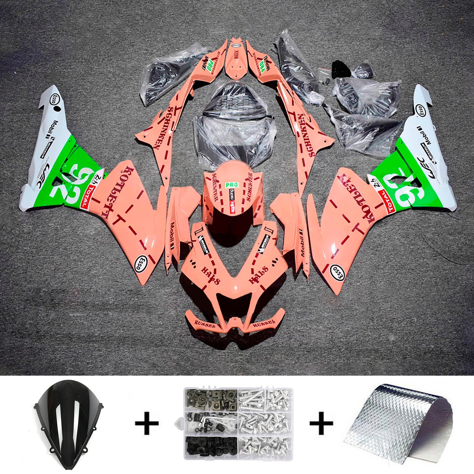 Kit de carénage d'injection Aprilia RSV4 1000 2009-2015 Carrosserie Plastique ABS