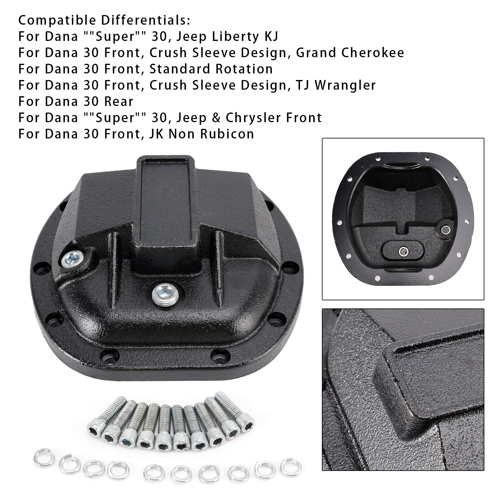 Copertura differenziale anteriore per Ford Bronco 1966-1971, Dana 30 Yukon YHCC-D30