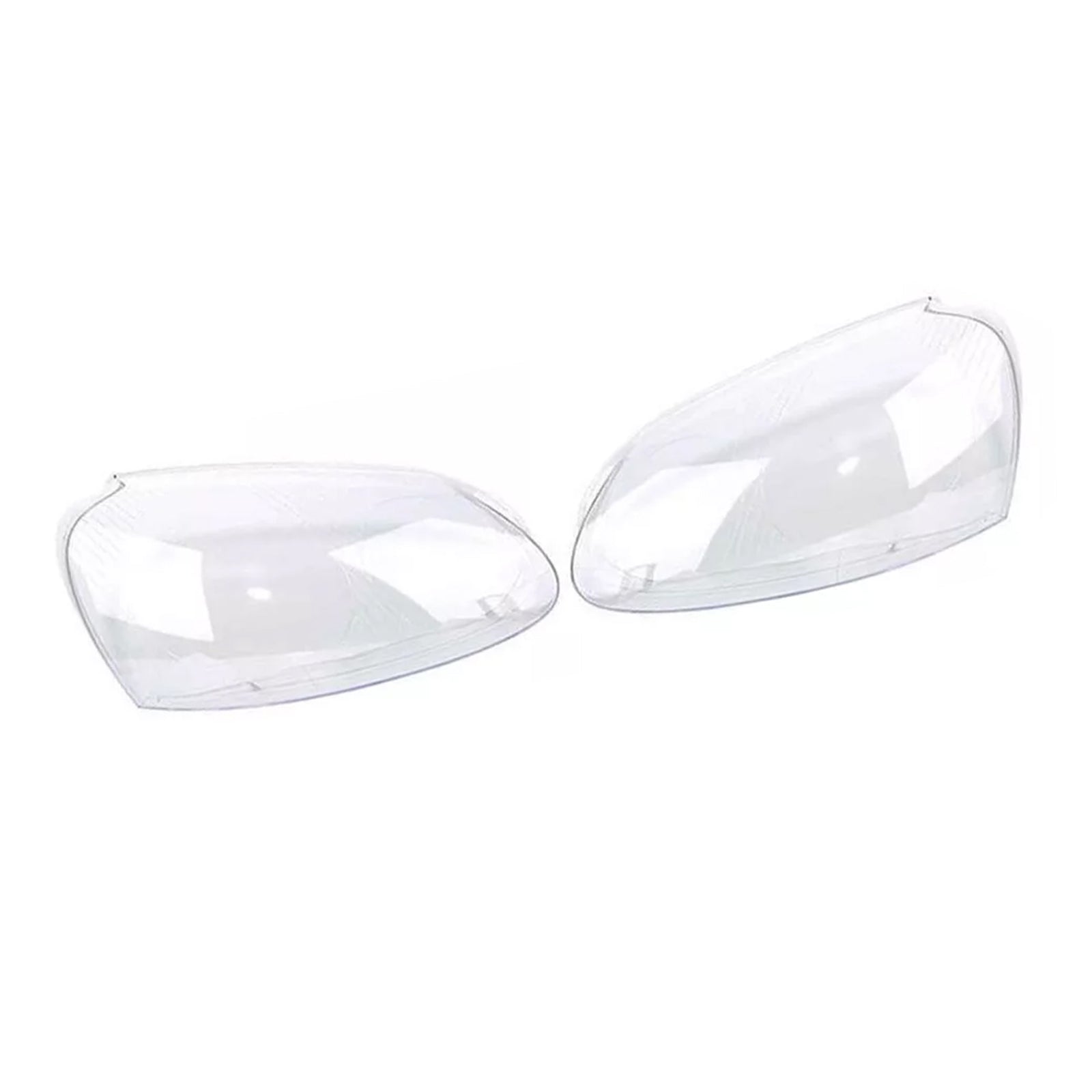 Lote de 2 cubiertas transparentes para faros antes de 1K6941005S para VW MK5 2005-2009