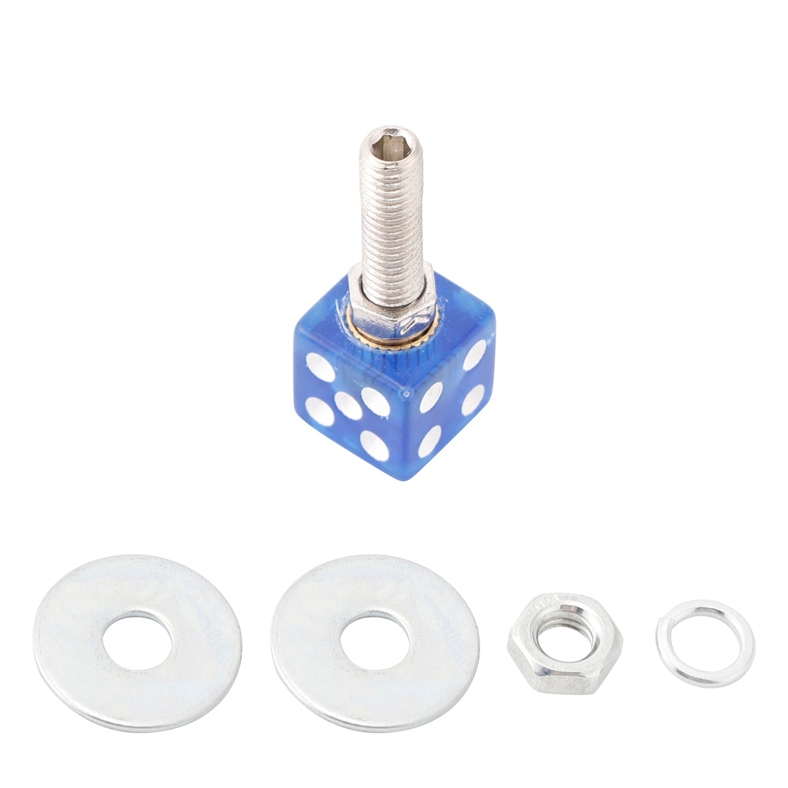 2x Plastične kocke po meri v modri plastiki za motorični sekalnik Bobber