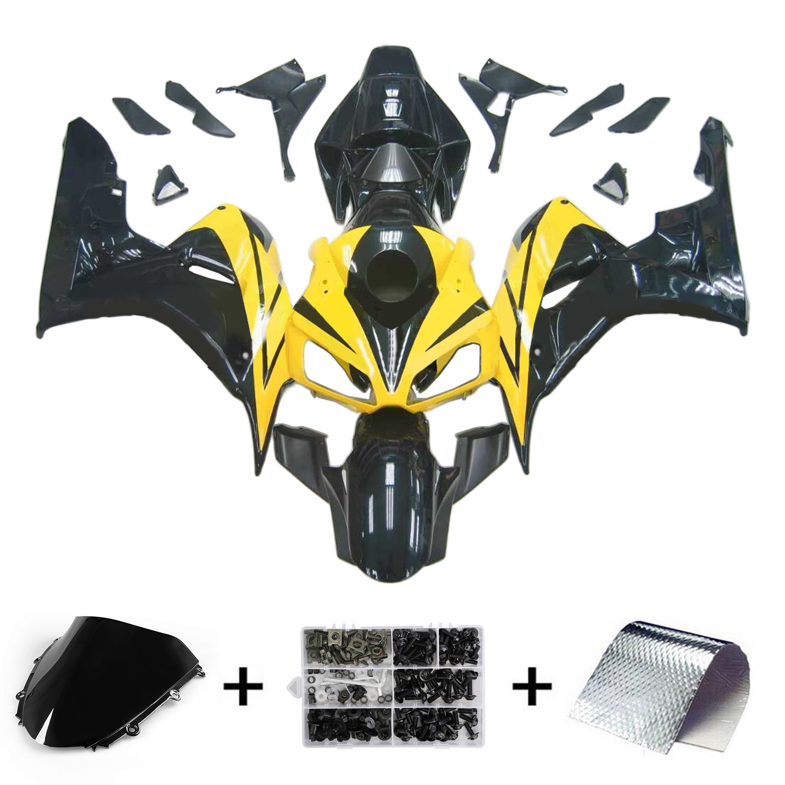 Kit de carénage injecté en plastique ABS pour Honda CBR1000RR 2006-2007