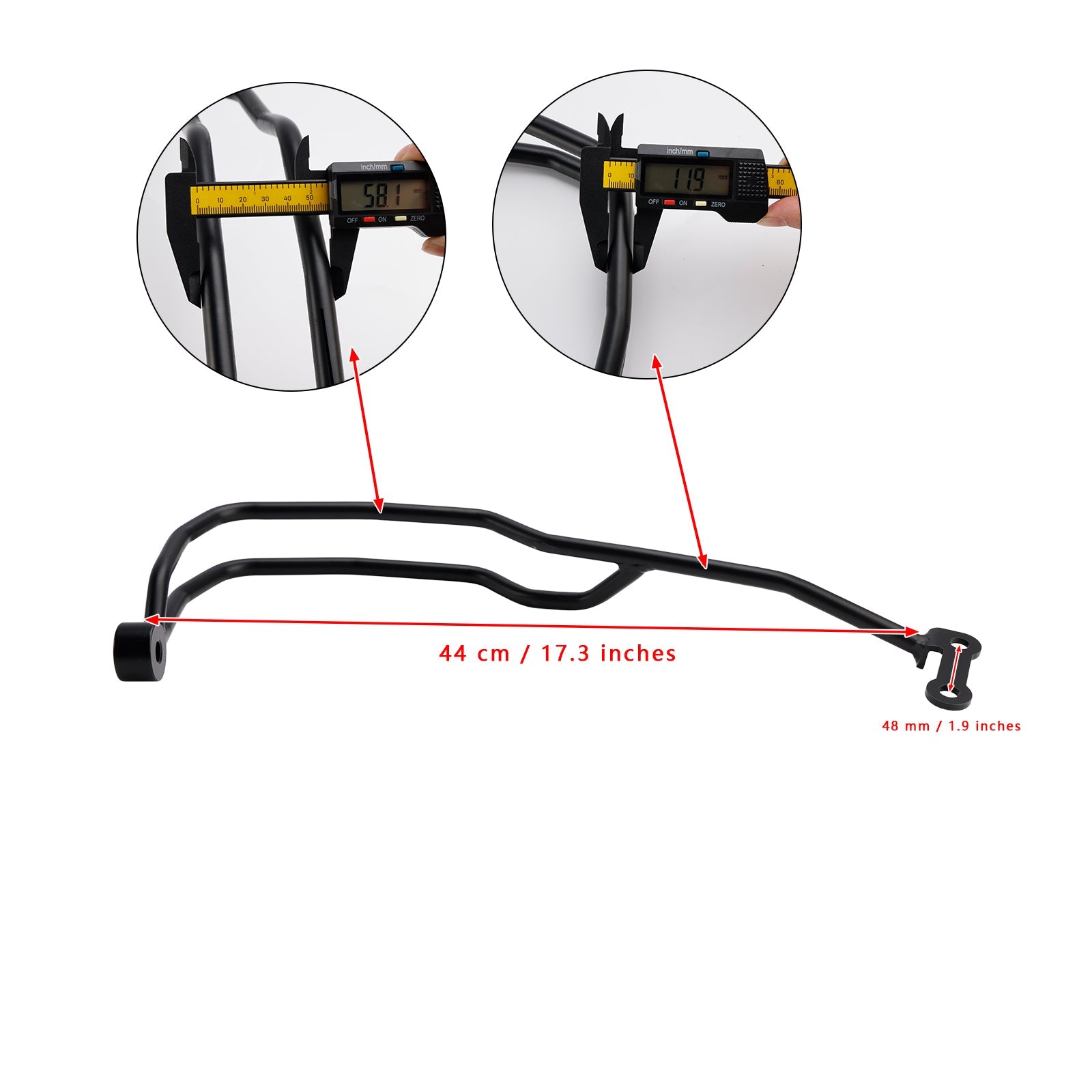 Support de protection pour protège-mains BMW R1300GS 2024-2025