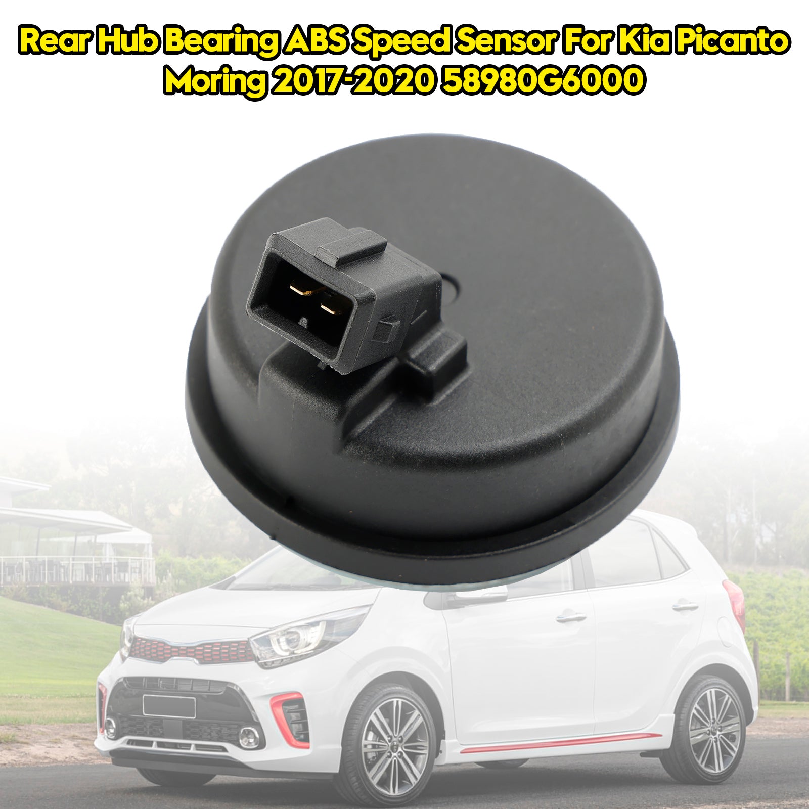 Rear Hub Bearing ABS Speed Sensor pour Kia Picanto Moring 2017-2020 58980G6000