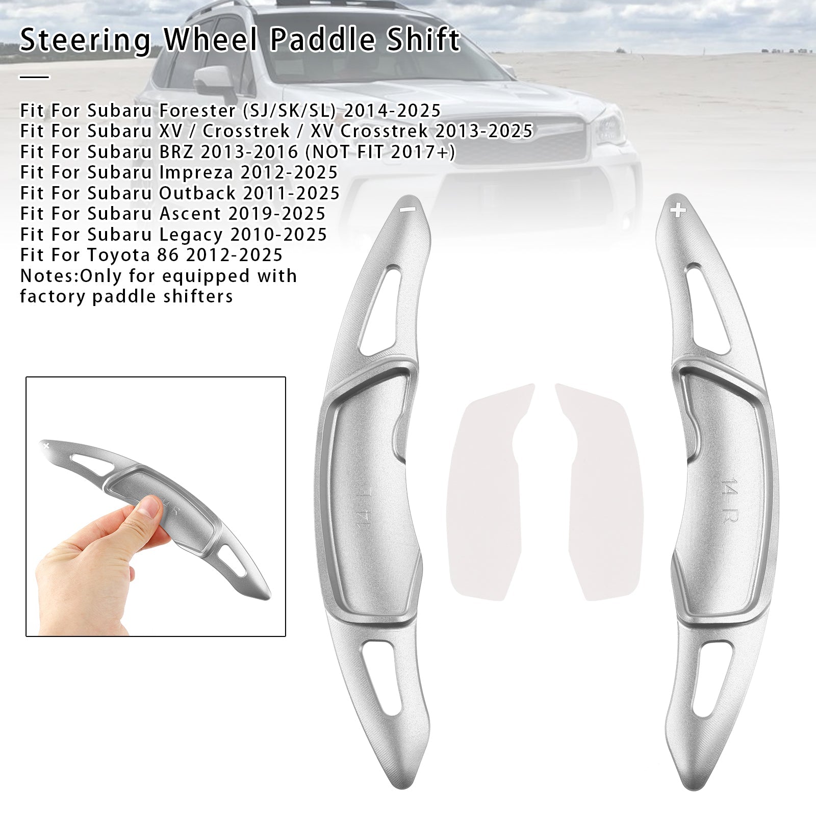 Palettes de changement de vitesse au volant pour Subaru Forester Toyota