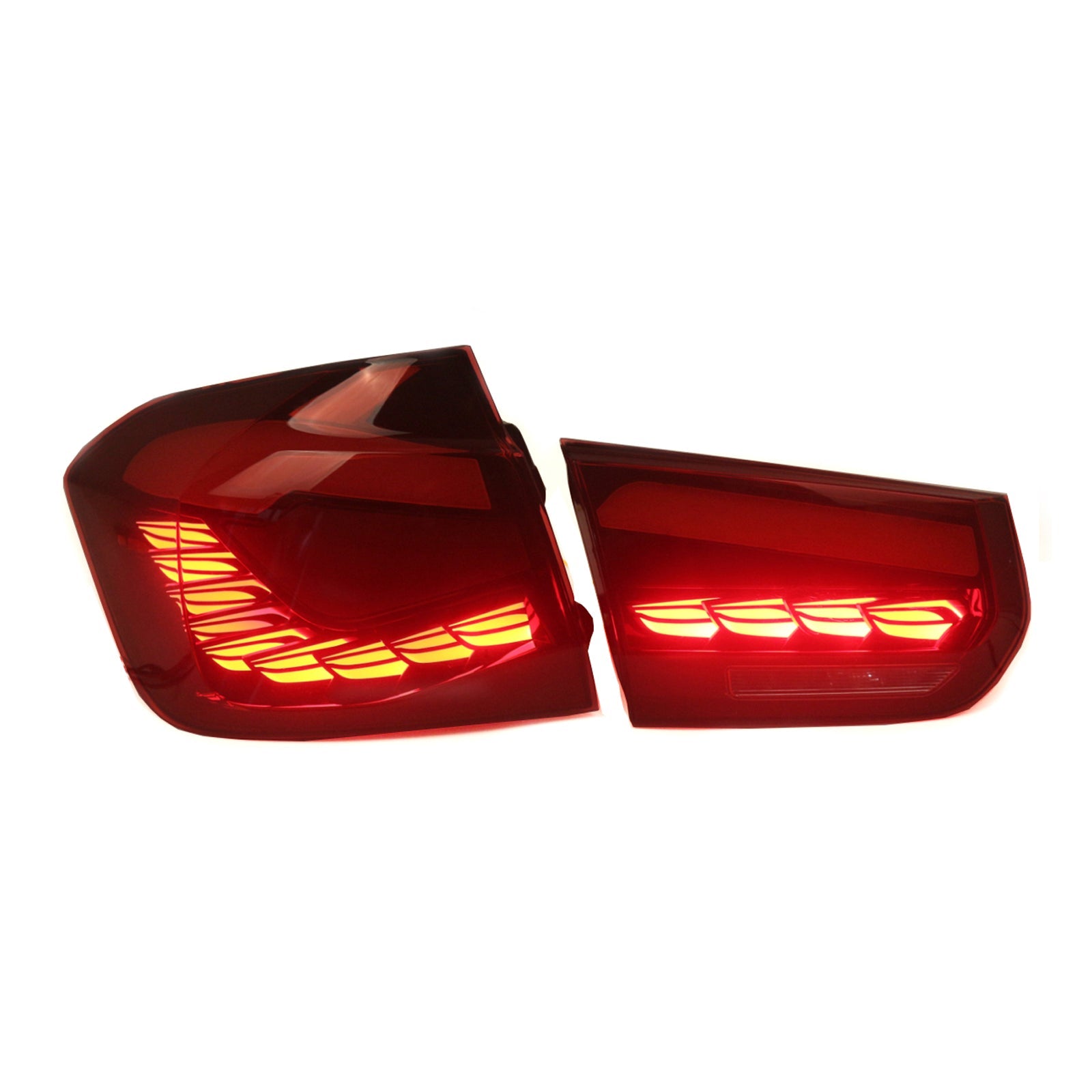 Feux arrière à LED rouges pour BMW Série 3 F30 F80 316d L&R 2012-2018, assemblage de feux arrière 63217313039 63217372793