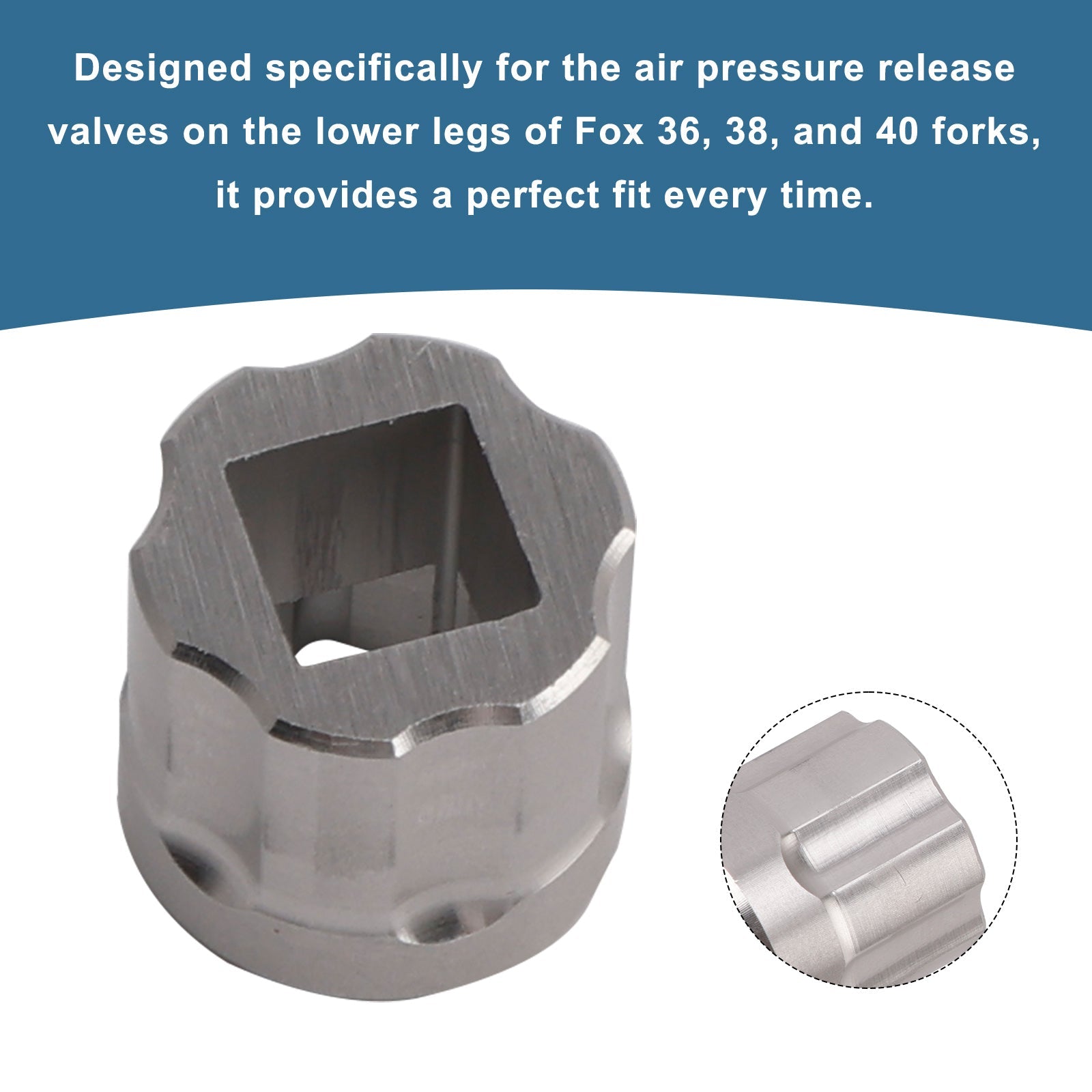 820-09-088 - Purge d'air pour fourche FOX 36/38/40 Bouton de décompression de fourche