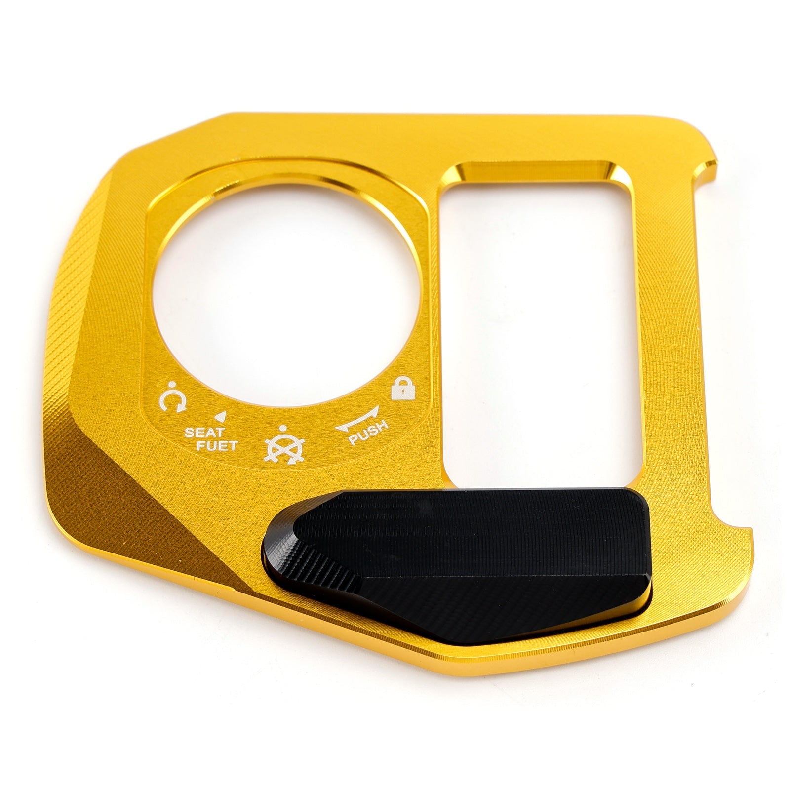 Coperchio interruttore di accensione in alluminio color oro per Honda ADV 160 (2022, 2023, 2024)