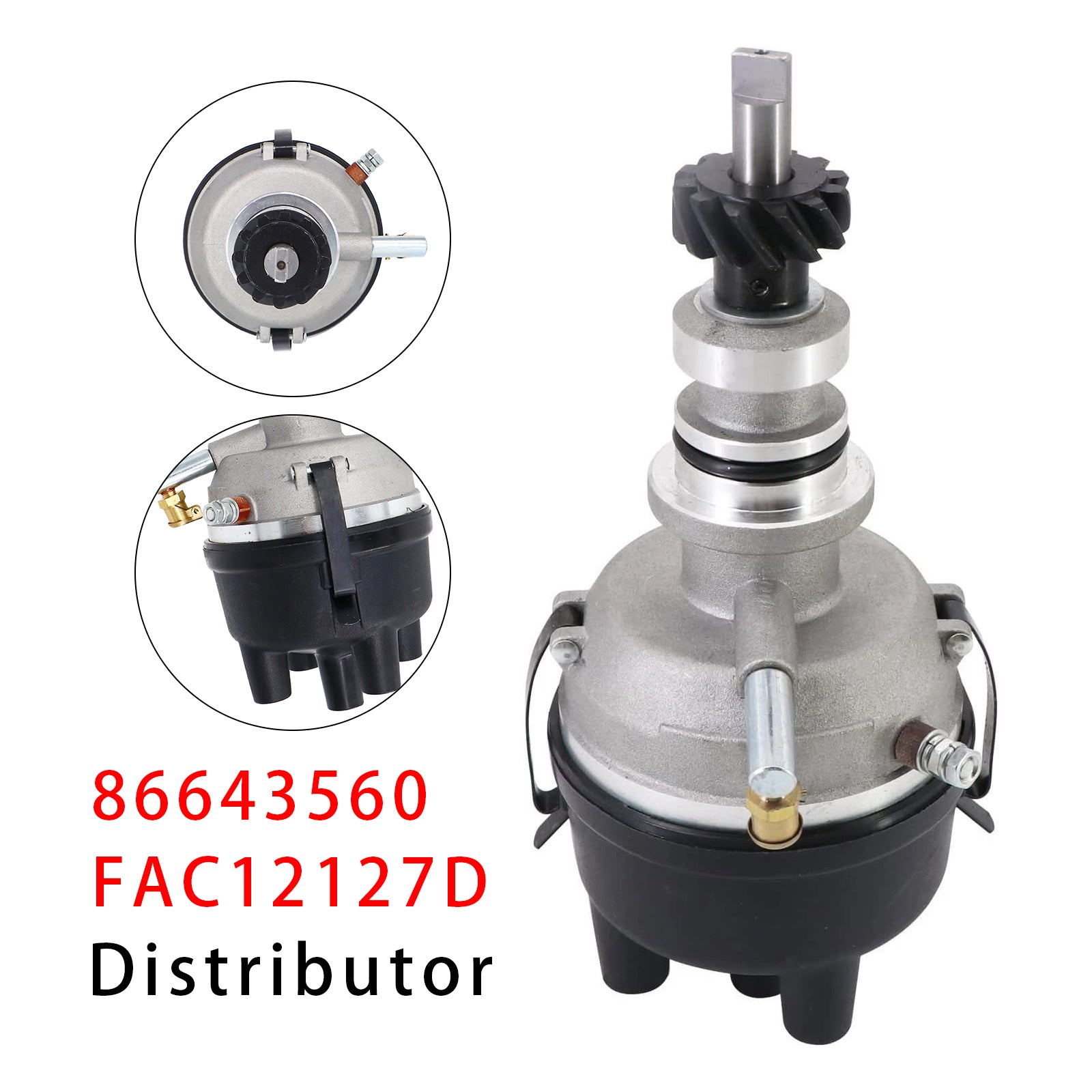Ensemble distributeur 86643560 FAC12127D pour tracteurs Ford NAA Jubilee