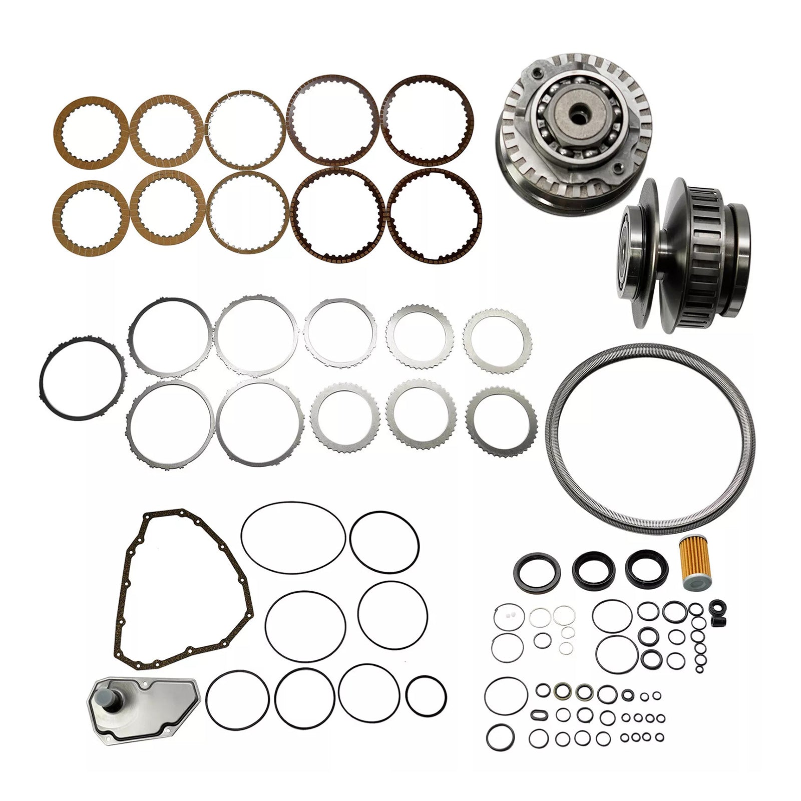 Kit de reconstruction de transmission principale et poulie avec courroie JF015E RE0F11A pour Mitsubishi Lancer L4 1,5 L 1,6 L 2013-2015