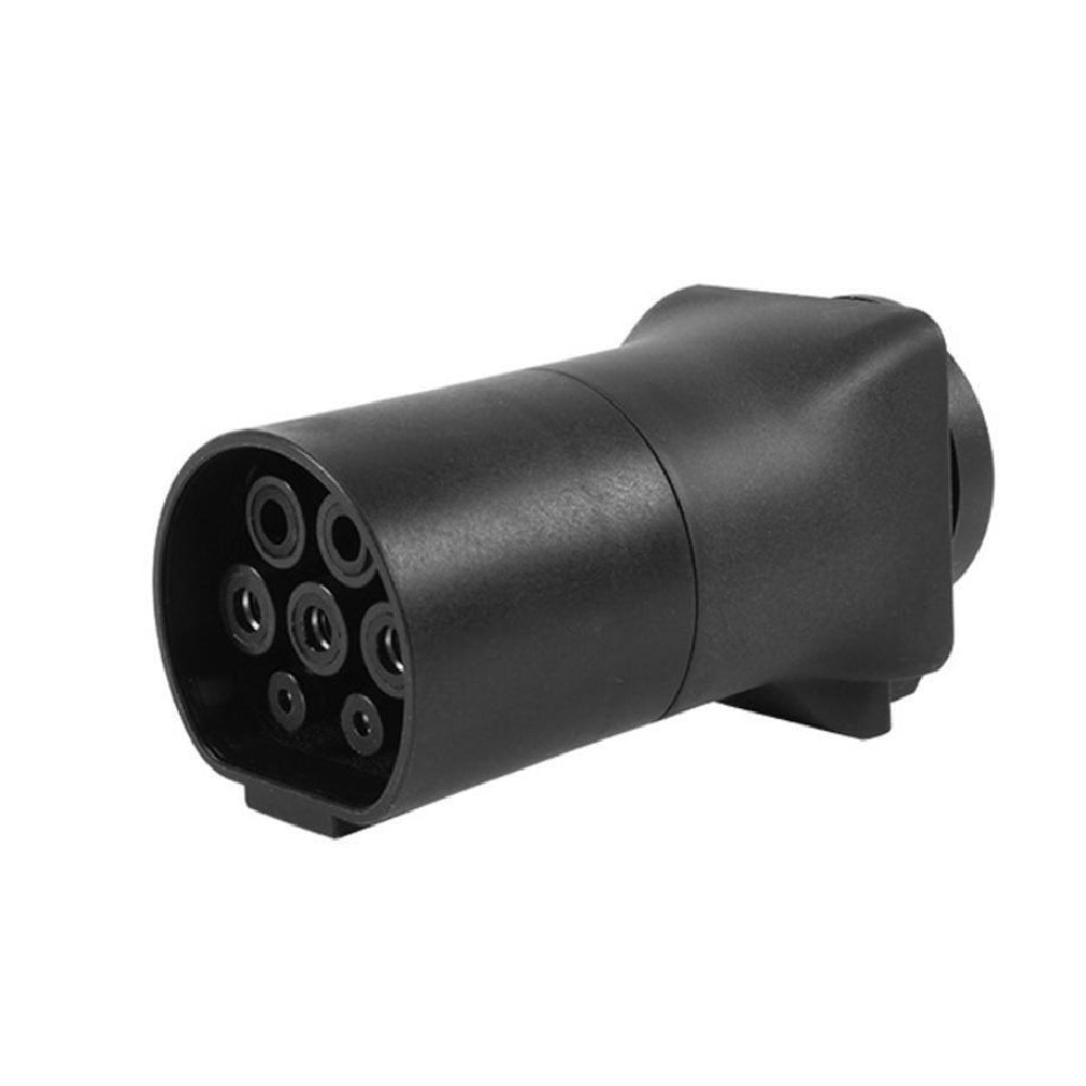 Ontlading V2L Type 2 naar Euro-stekker EV-laderadapter 16A EVSE IEC62196-stekker