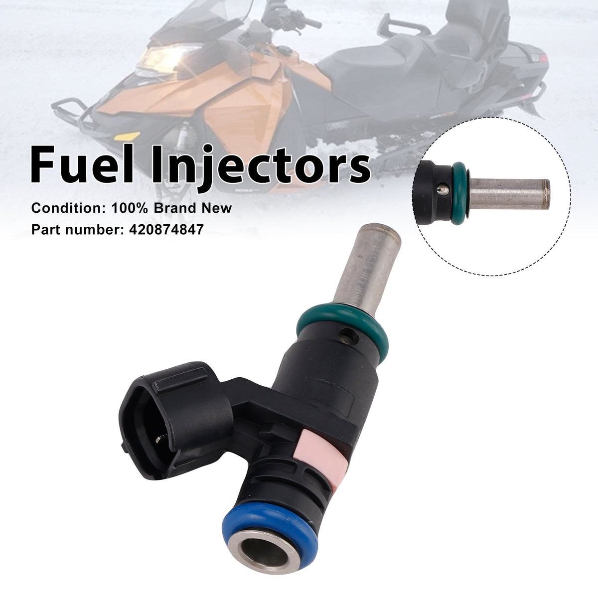 Brandstofinjectoren 420874847 voor Ski-Doo Grand Touring 900 LE ACE