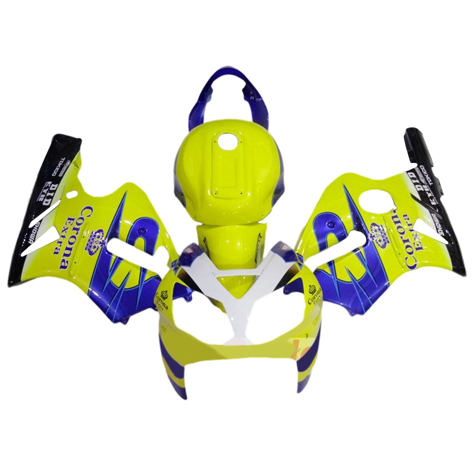 2002-2005 Kawasaki ZX12R injectiekuipset ABS kunststof carrosserie