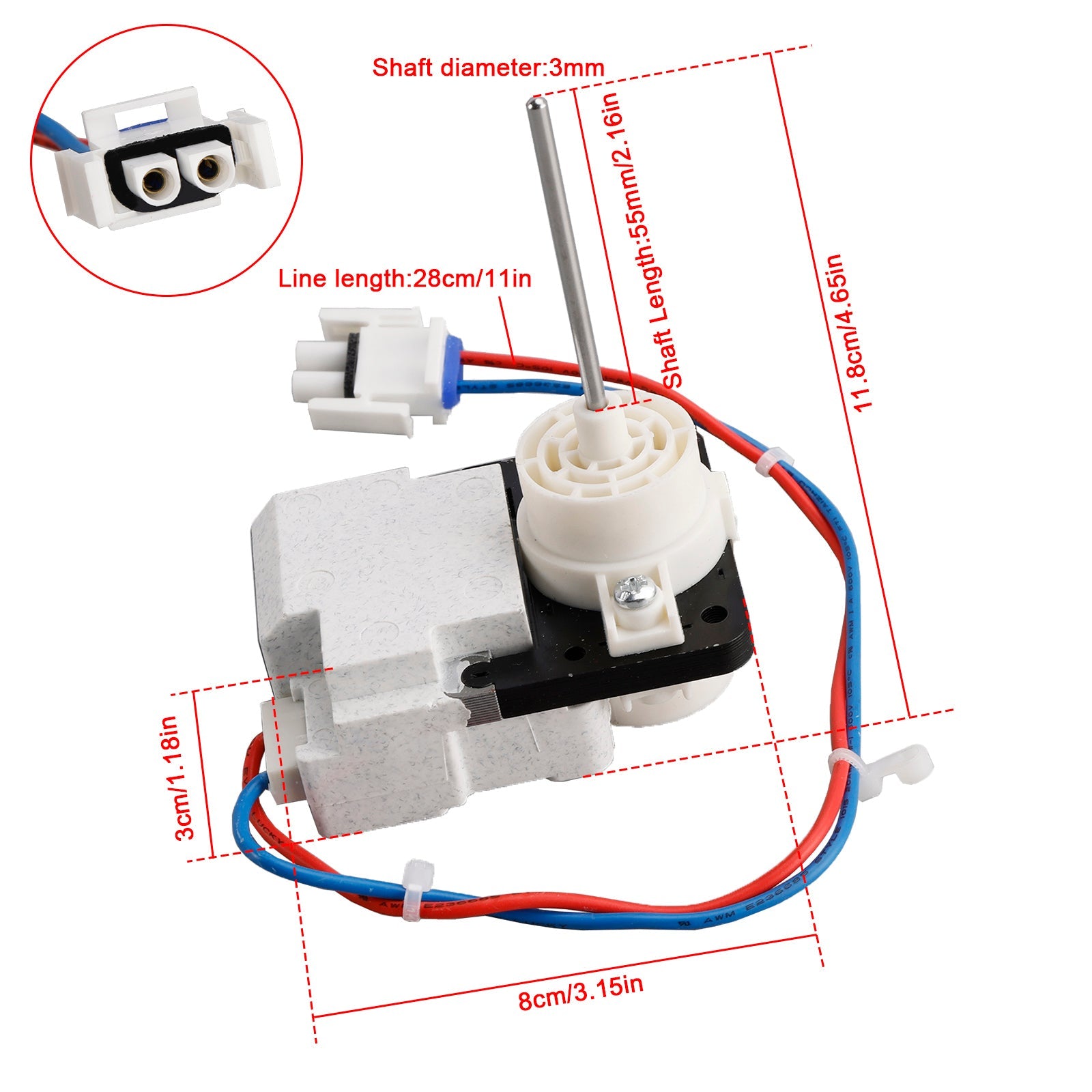 294D1233P002 WR01F04574 Kondenzator motorja Engine Engine Engine Engine za Mabe