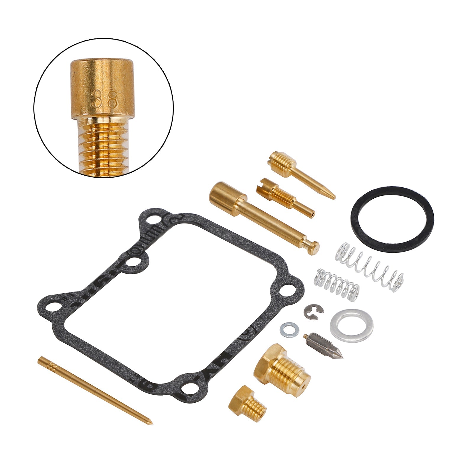 Kit de réparation et de réfection de carburateur compatible avec Yamaha GT80 1974-1980 et GTMX 1974, 1976-1979