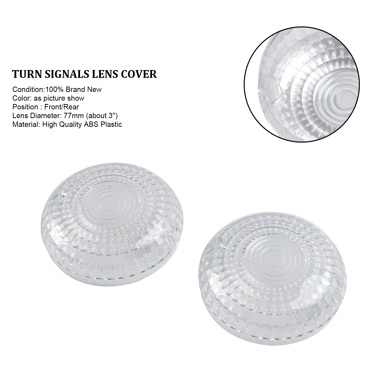 Cubierta de lentejas de los indicadores delanteros/traseros para la estrella de ruta Yamaha V-Star1100 XVS650