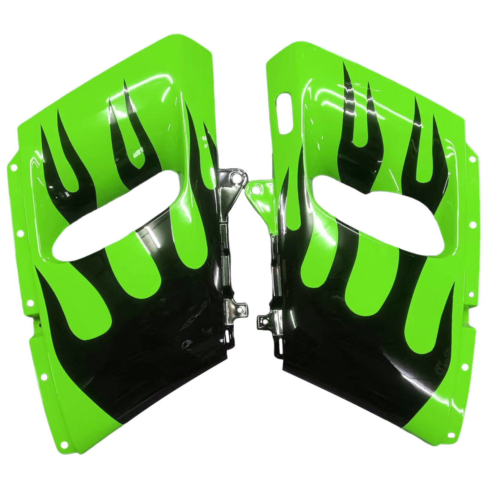Kit de carénage en plastique ABS injecté compatible avec Kawasaki ZZR400 1993-2007 ZZR600 1998-2003