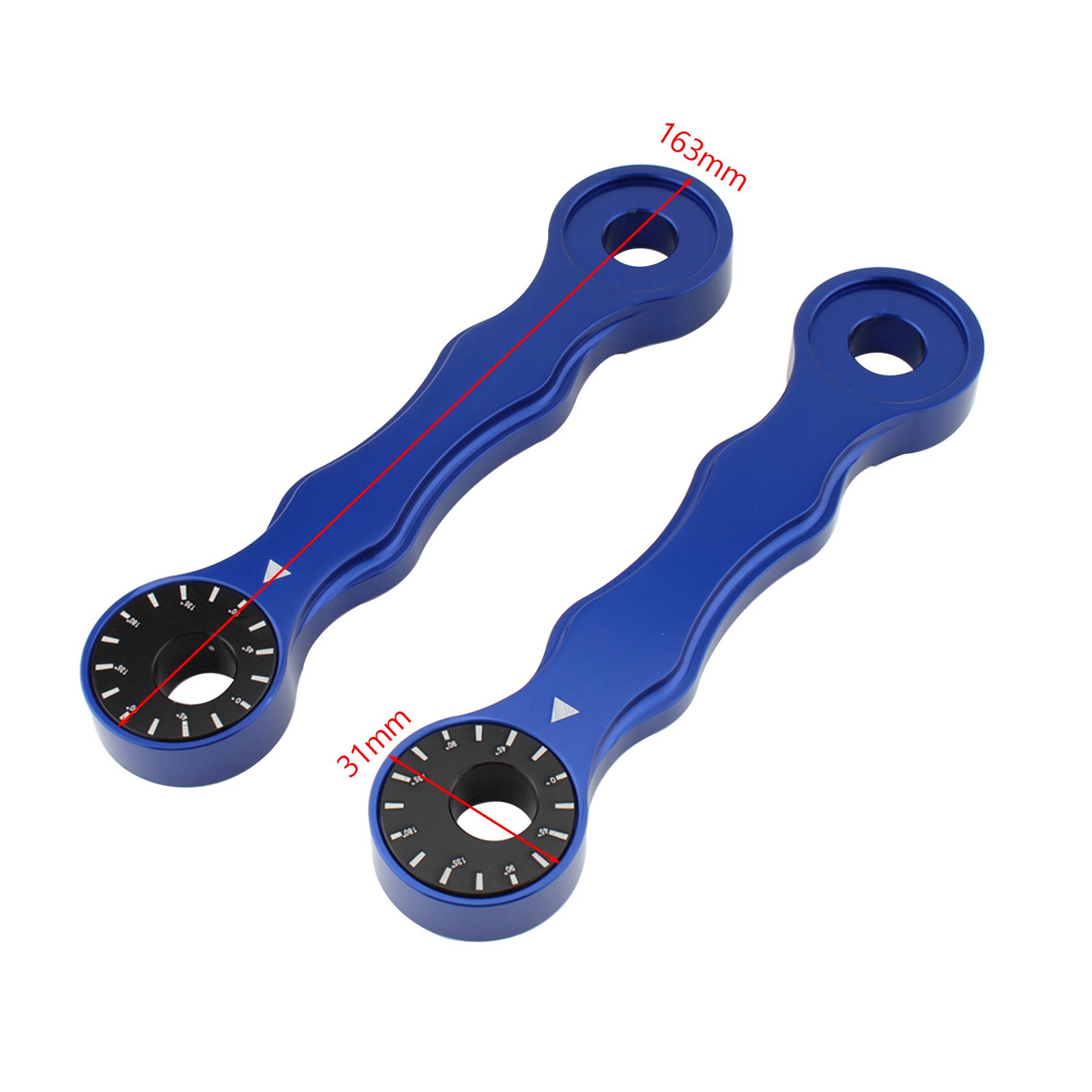 Kit di collegamento abbassamento regolabile per Suzuki DRZ400/E/S/SM 00-17 RM125/200 96-00 Blu