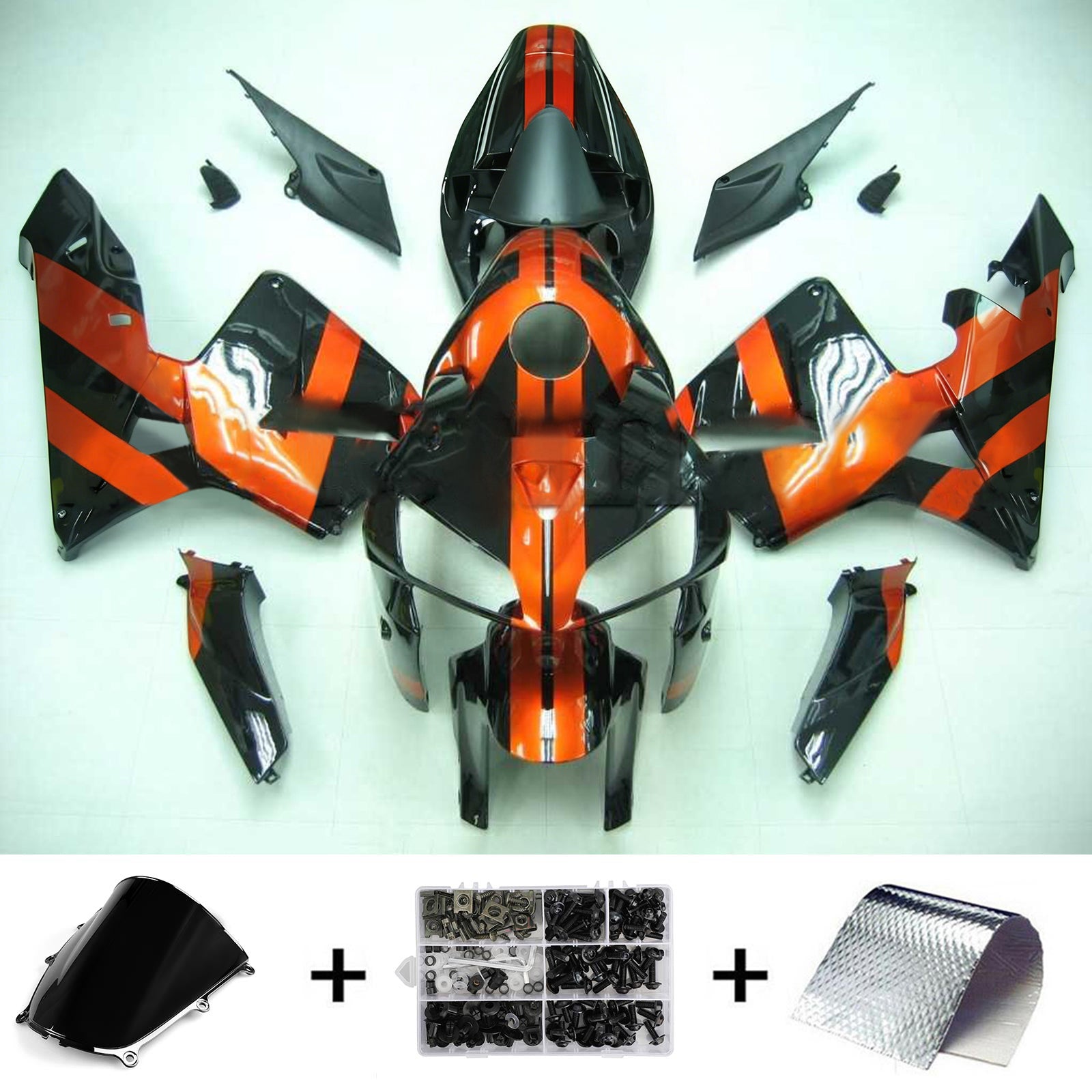 Kit de carénage par injection, carrosserie en plastique ABS pour Honda CBR600RR 2005-2006 F5