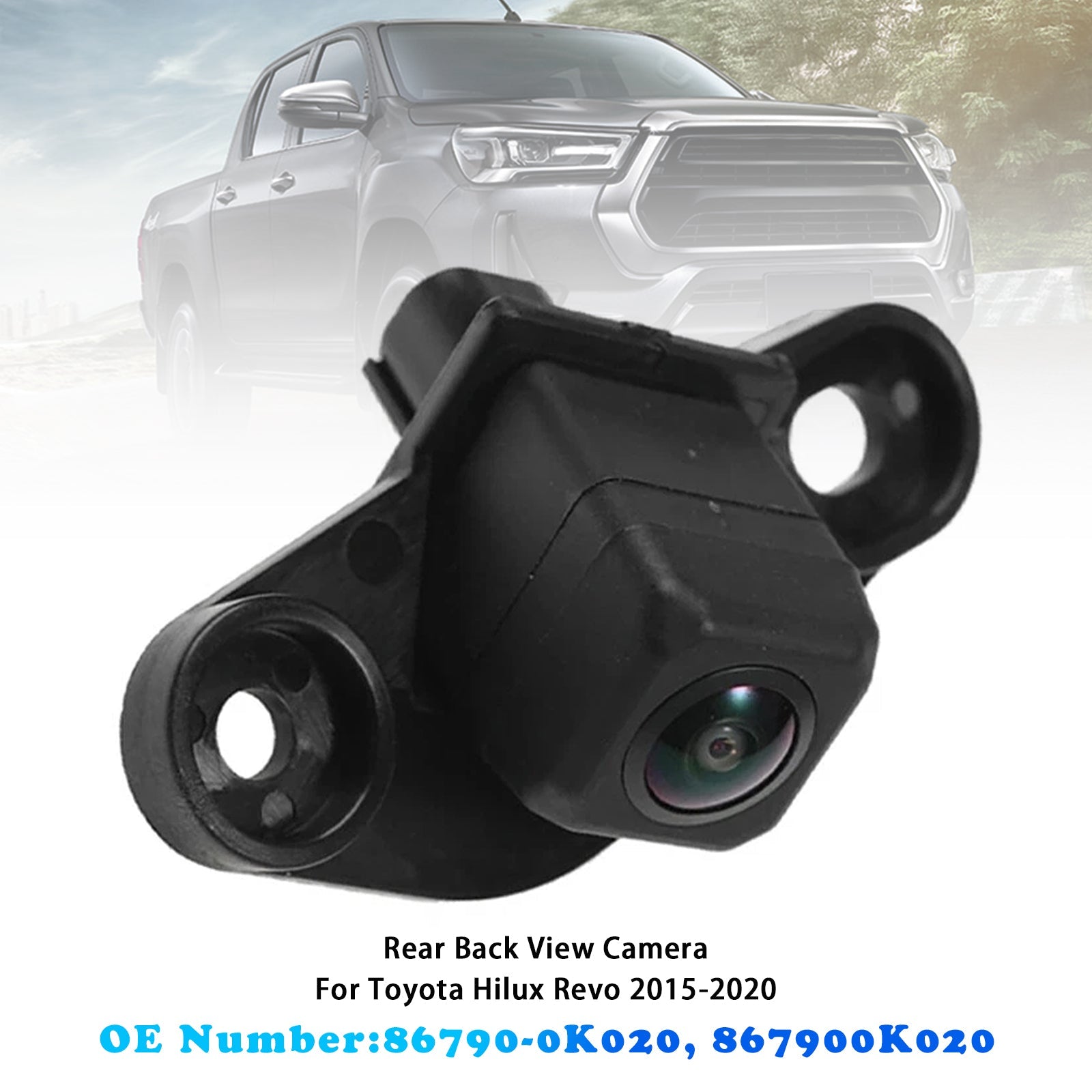 Caméra de recul 86790-0K020 pour Toyota Hilux Revo 2015-2020