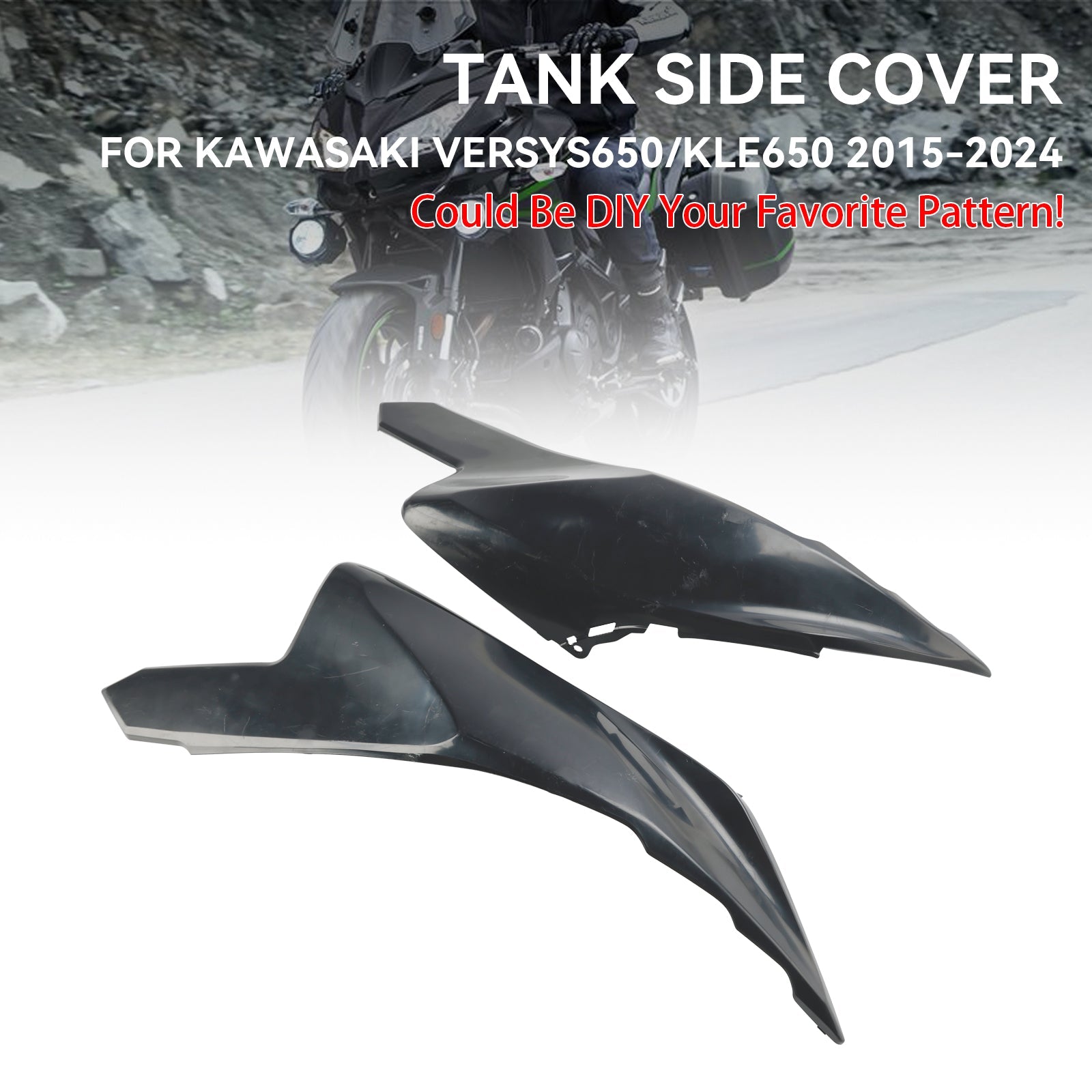 Carrosserie, ki se ne slika o injekciji za Kawasaki Versys 650 KLE 2022-2024