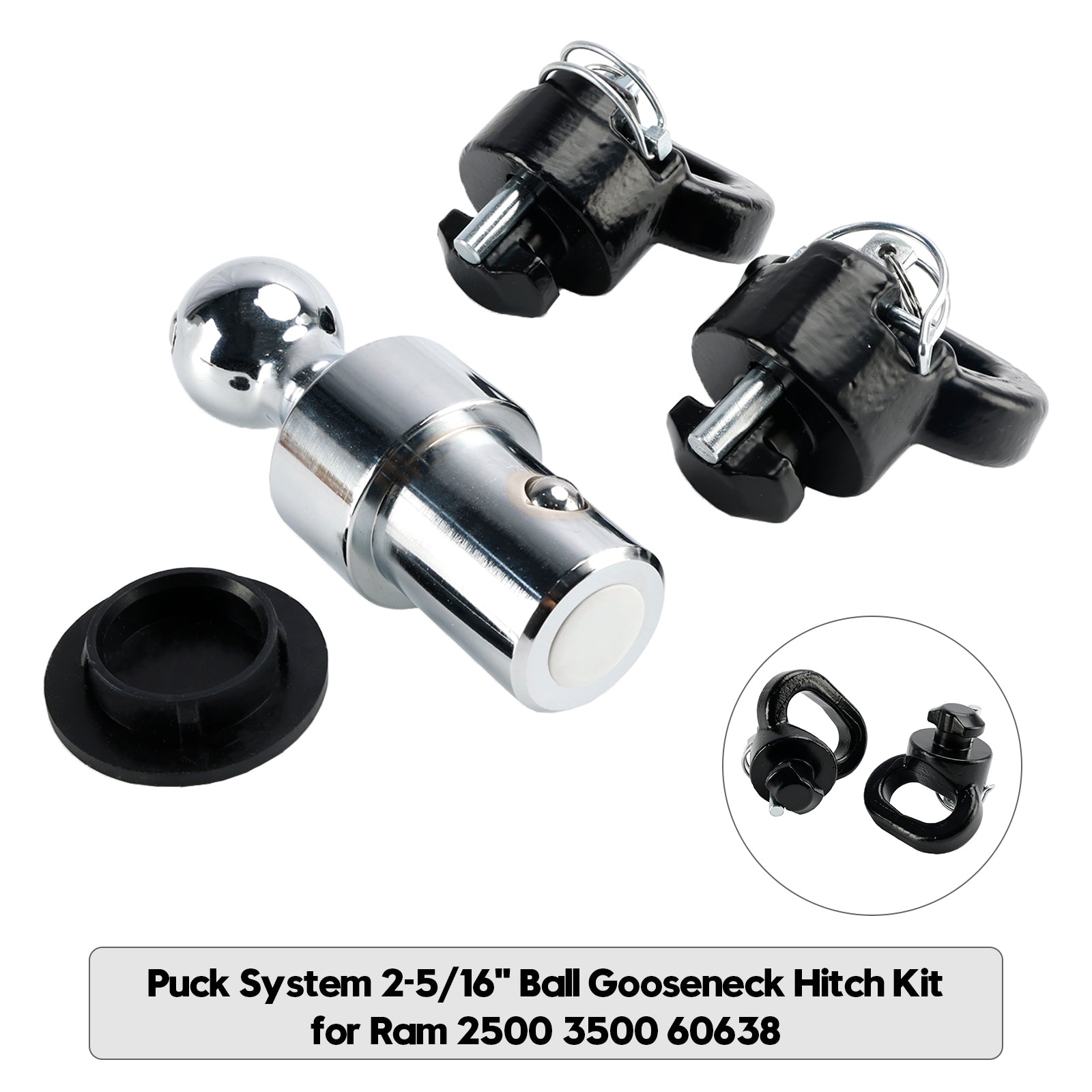 Zestaw zaczepu Puck System 2-5/16" typu "gęsia szyja" do siłownika Ram 2500 3500 60638