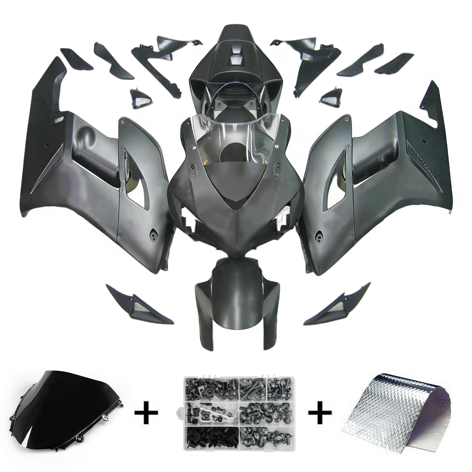 Kit de carénage par injection, carrosserie en plastique ABS pour Honda CBR1000RR 2004-2005