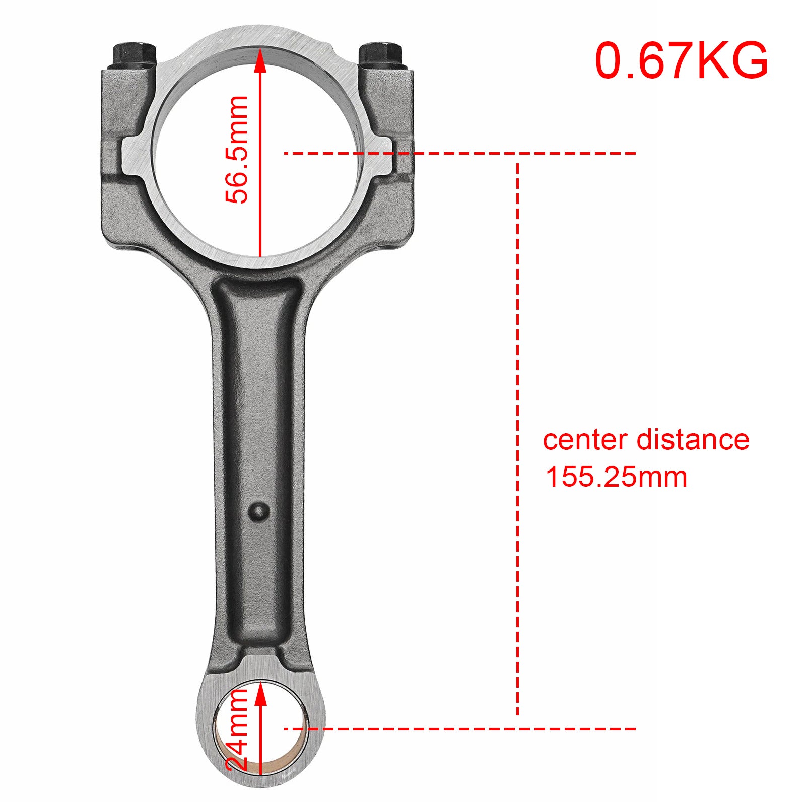 Asse galleggiante Asta di collegamento per motore GM 5,3 L, 6,0 L, 6,2 L, LS2, LS3, GEN IV, 12607475