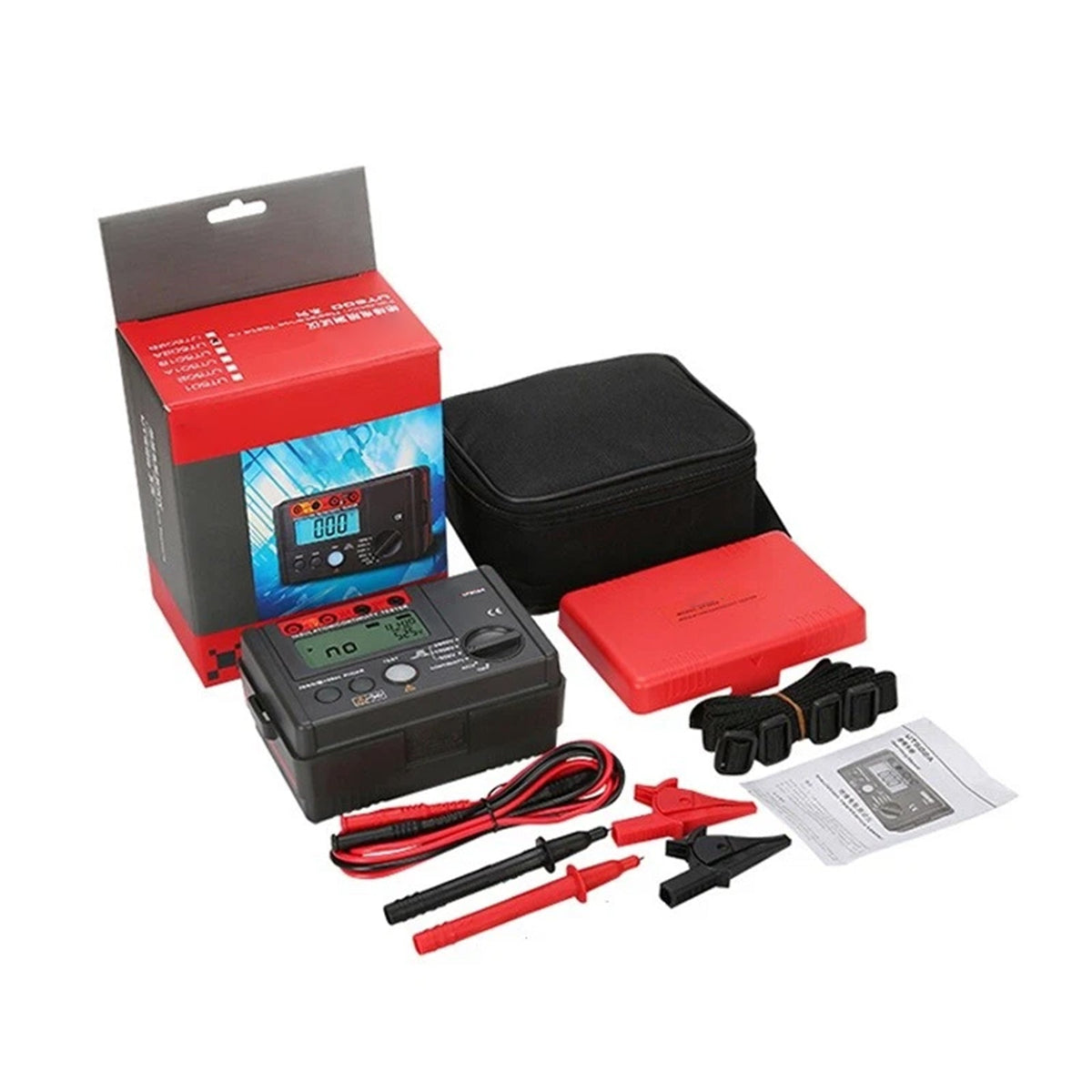 UT502A 2500V isolatie- en aardweerstandstester Megohmmeter voltmeter