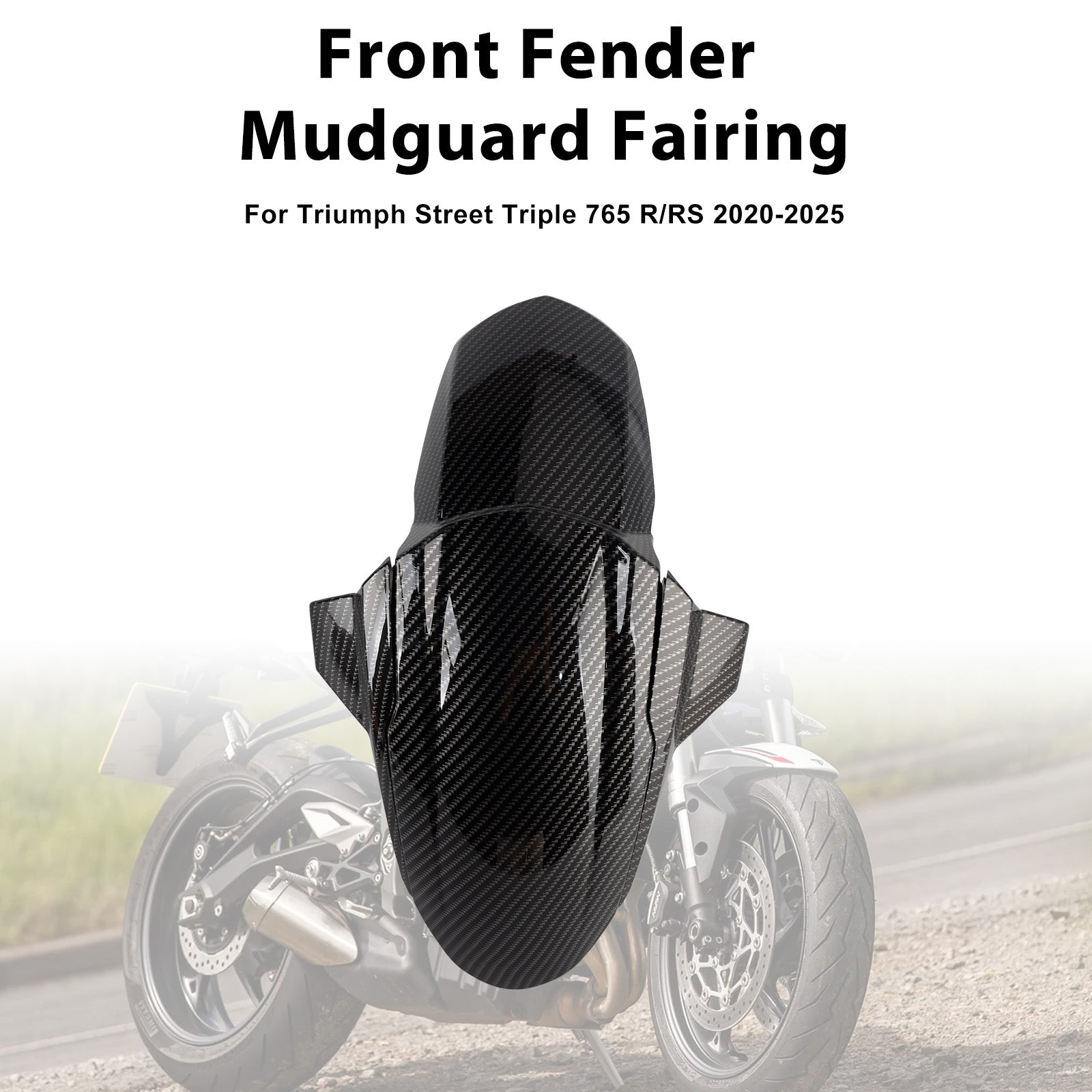 Garde-boue avant et carénage pour Street Triple 765 R RS (2020-2025)