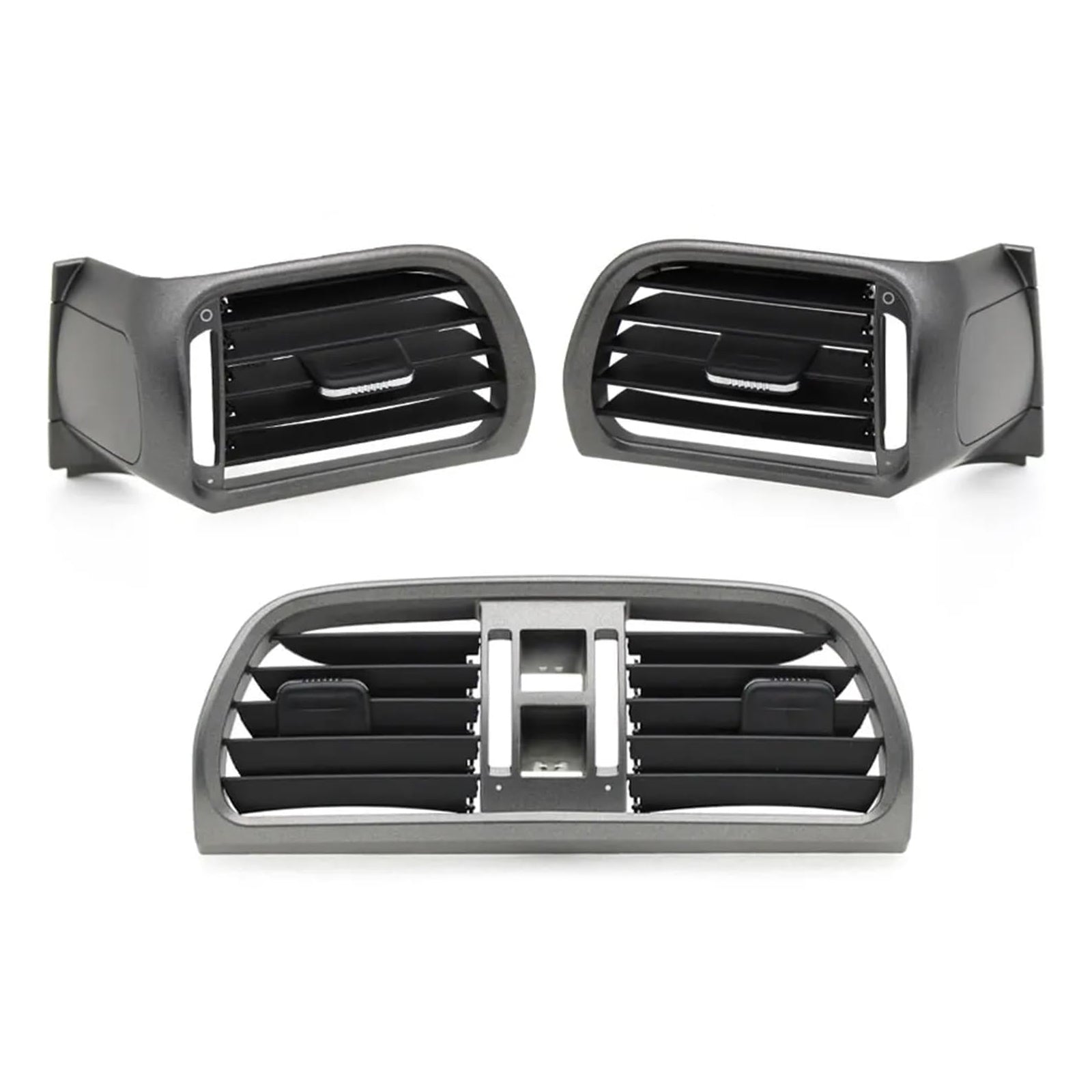 Linker/rechter middenventilatieopeningafdekking, grijs, voor Porsche GT2/GT3/997 (2004-2012) - Onderdeelnummers : 99755214105, 99755213105, 99755213205