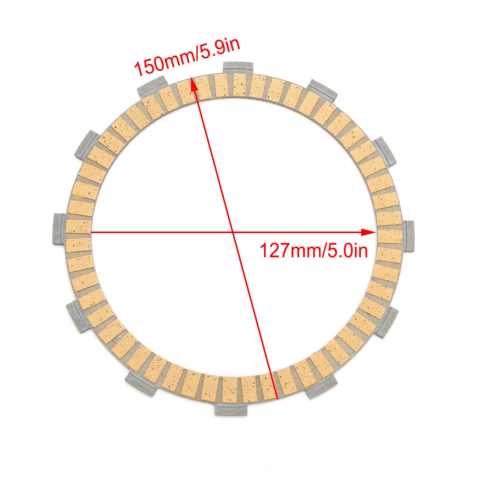 Kit di attrito della frizione per Suzuki DL1000 V-Strom 1000 SV1000S 2003-2007