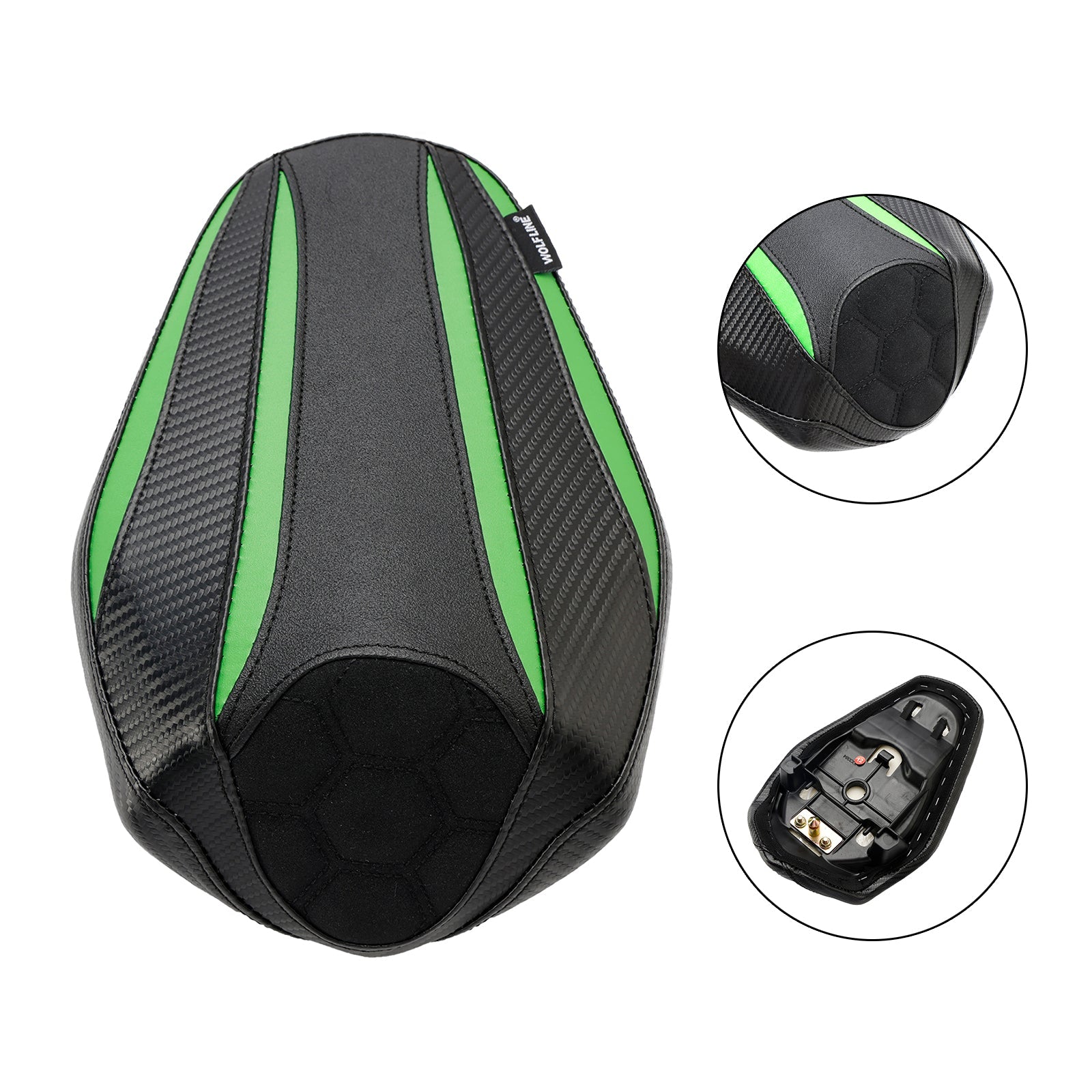 Mate Black Black Ensudovovo sedlo za Kawasaki ZX-4R 2023