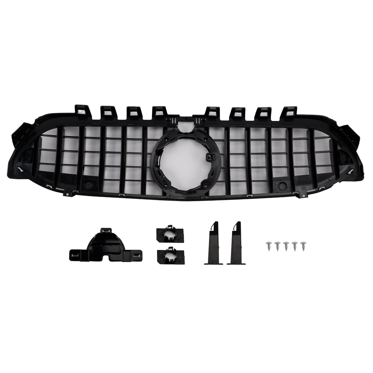 GT-Style Front Bumper Grille Grill Pour Mercedes Benz A-Class W177 2019-2023