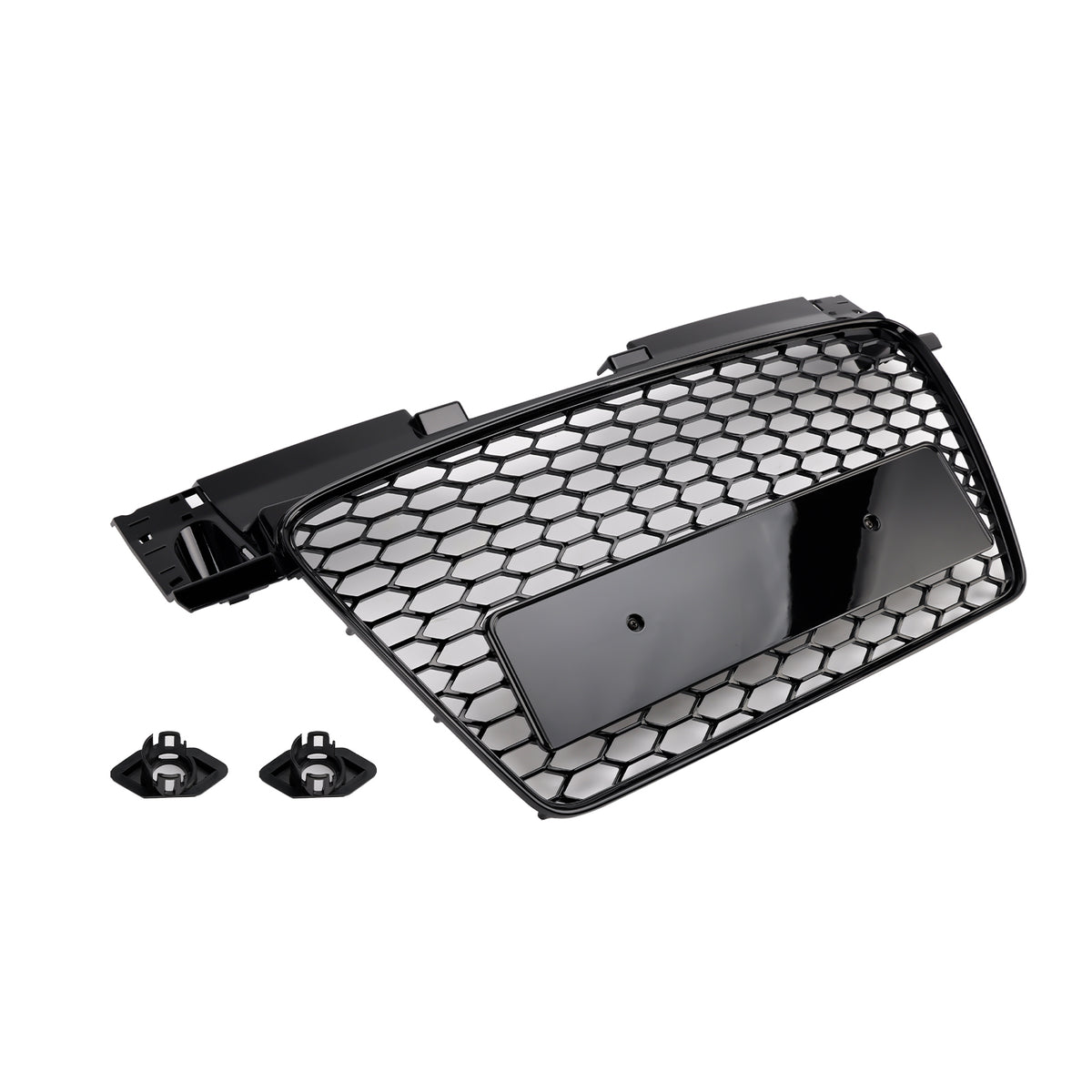 RS Style Front Honeycomb Grill Grille Pour Audi TT TTS 2006-2014 Gloss Black