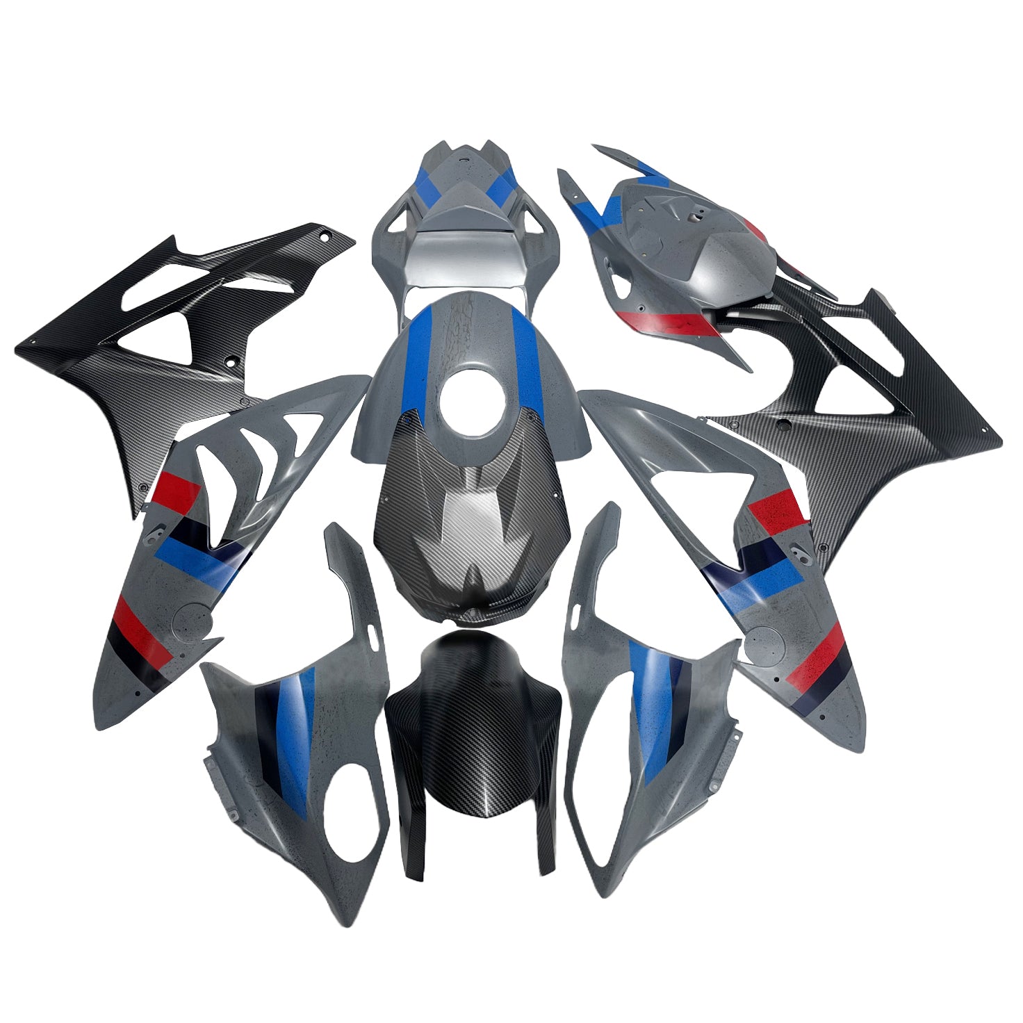 Kit de carénage d'injection pour BMW S1000RR 2015-2016 Carrosserie Plastique ABS