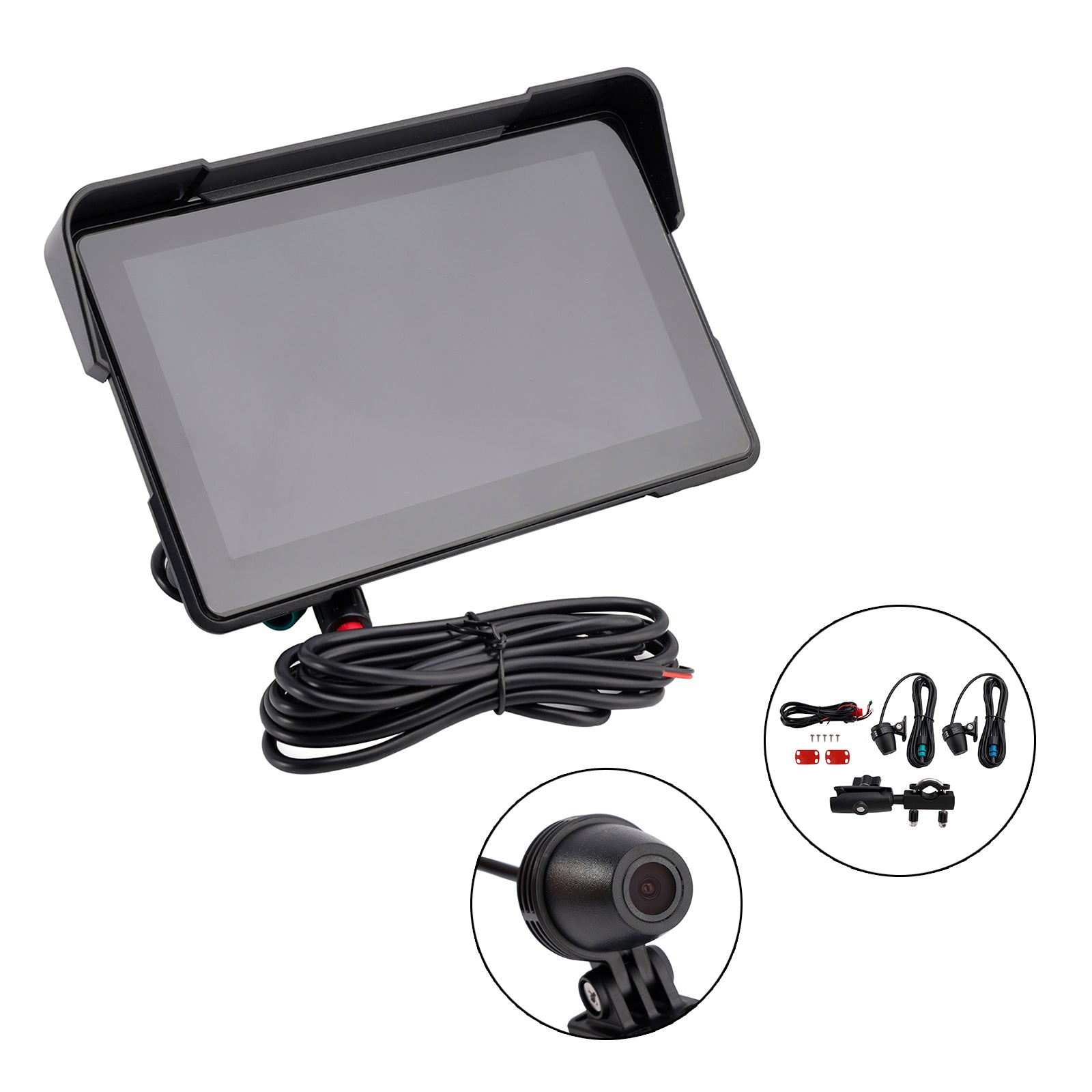 Igrajte motociklistična motocikli 7 palčni univerzalni snemanje 1080p za skuter motociklov