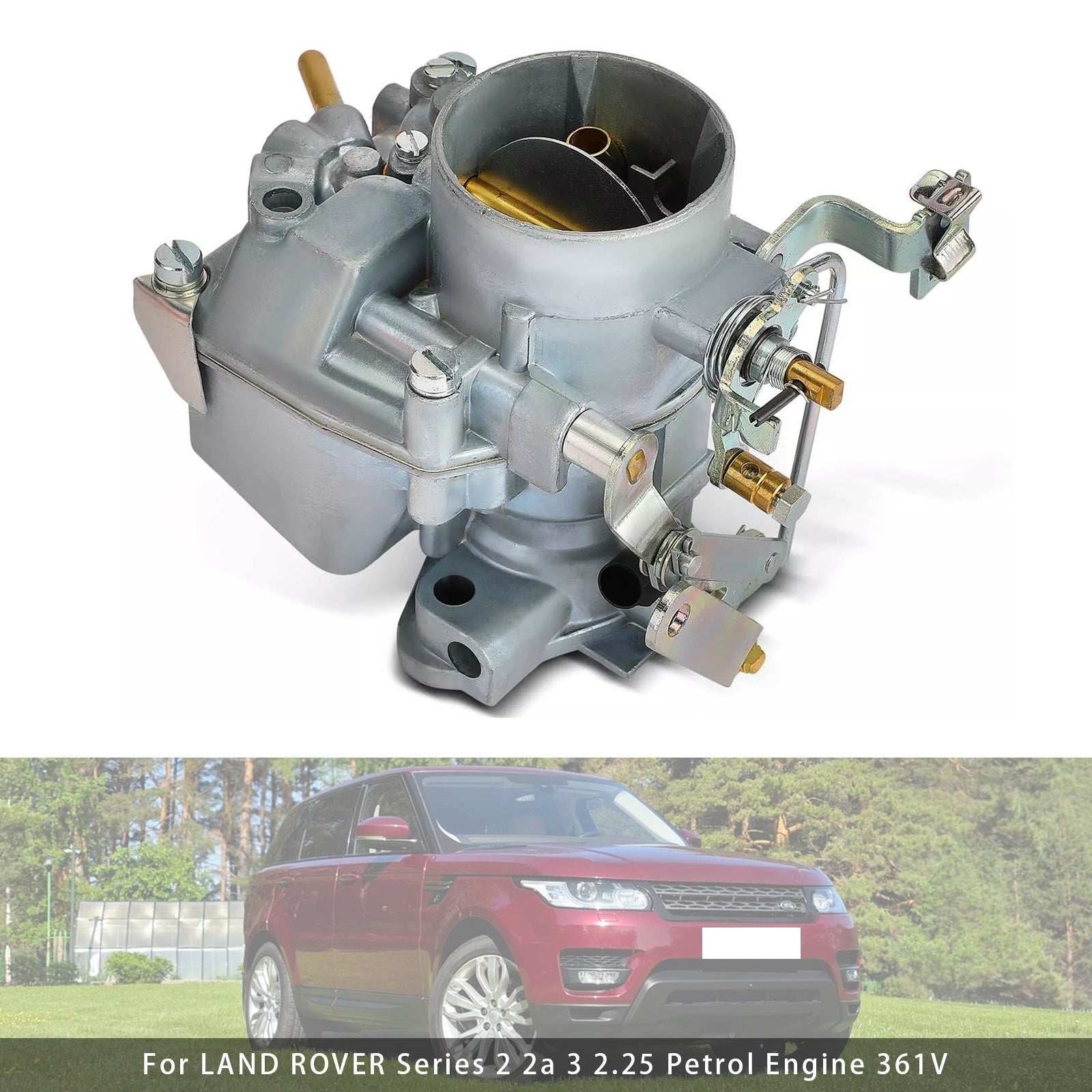 1 Barrel Carburetor Pour LAND ROVER Series 2 2a 3 2.25 Petrol Engine 361V
