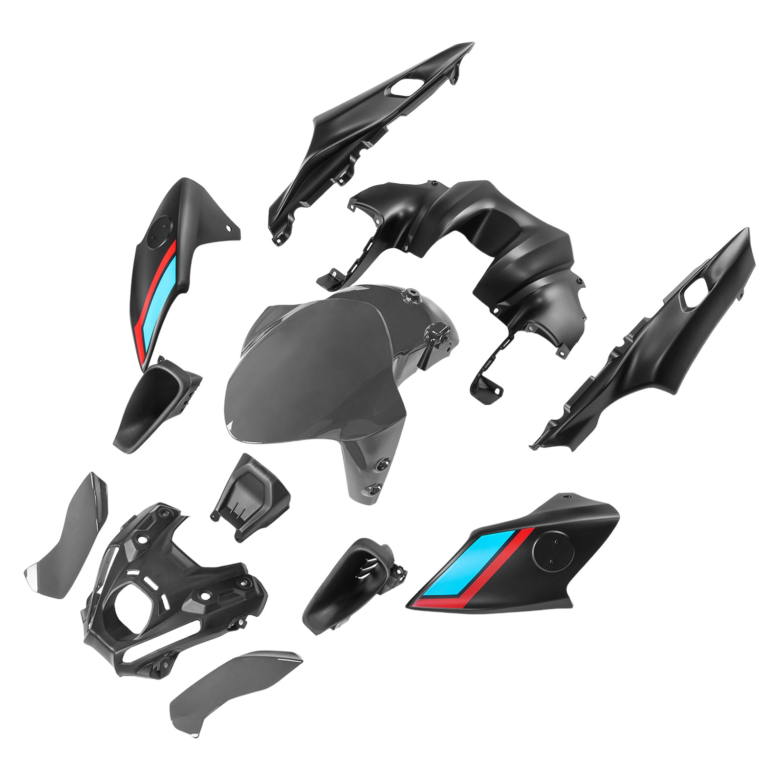 Kit de carénage de carrosserie ABS injection pour Yamaha MT-09 / MT-09 SP 2021-2023 07#