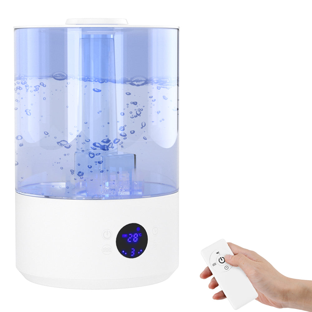 Humidificateur pour grande chambre (7,8L), avec stérilisation UV, diffuseur d'huiles essentielles