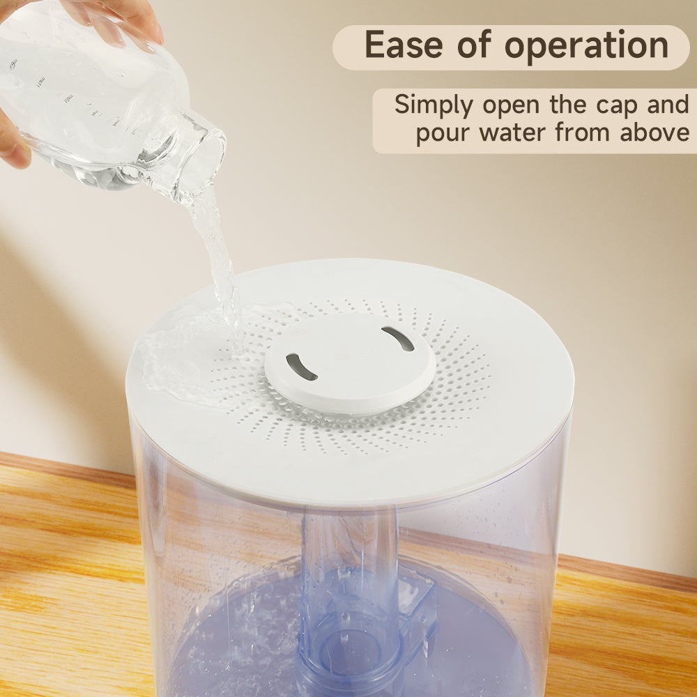 Humidificateur pour grande chambre (7,8L), avec stérilisation UV, diffuseur d'huiles essentielles