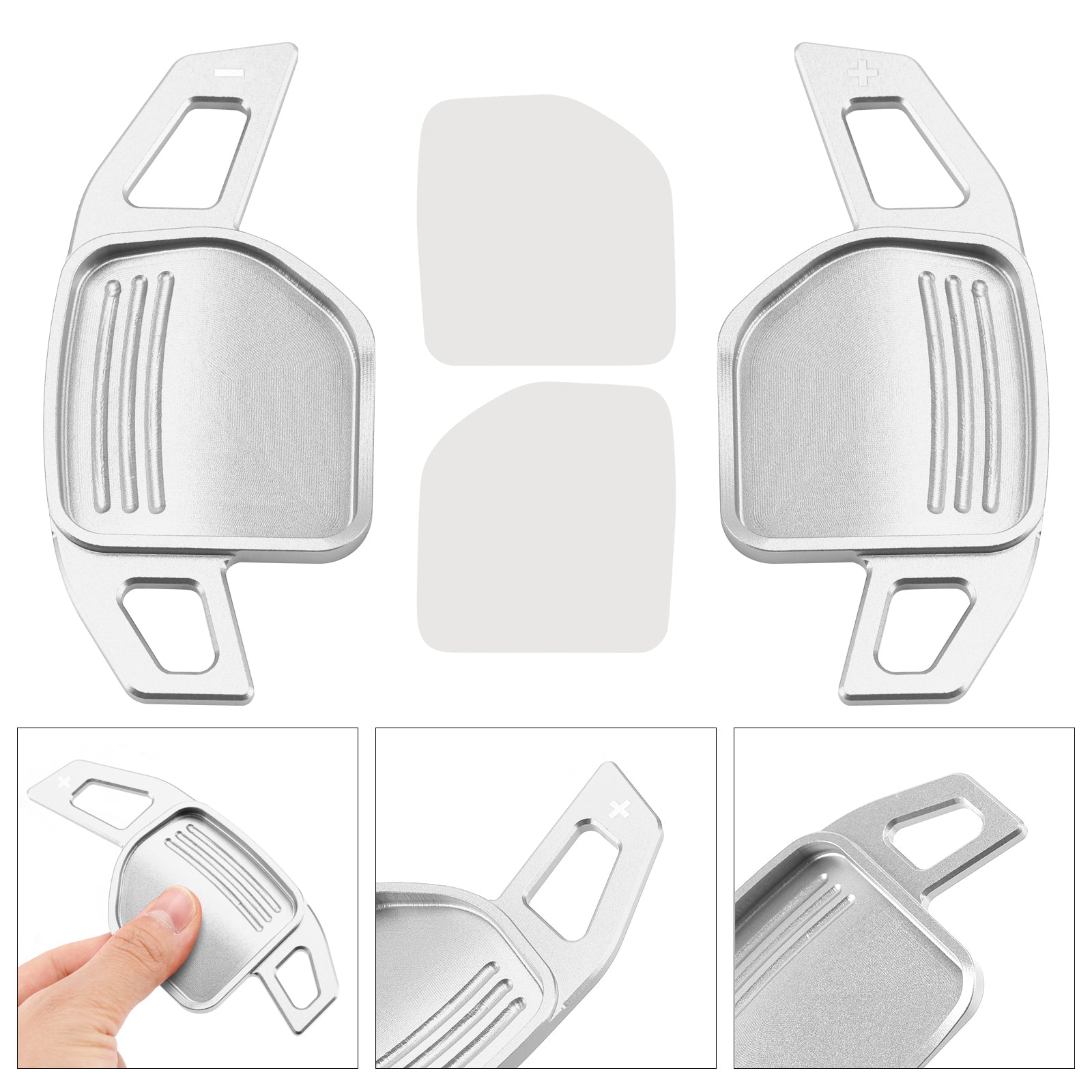 Palettes de changement de vitesse au volant pour Audi A3 A4 A5 A6 TT Q5 08-14 en aluminium