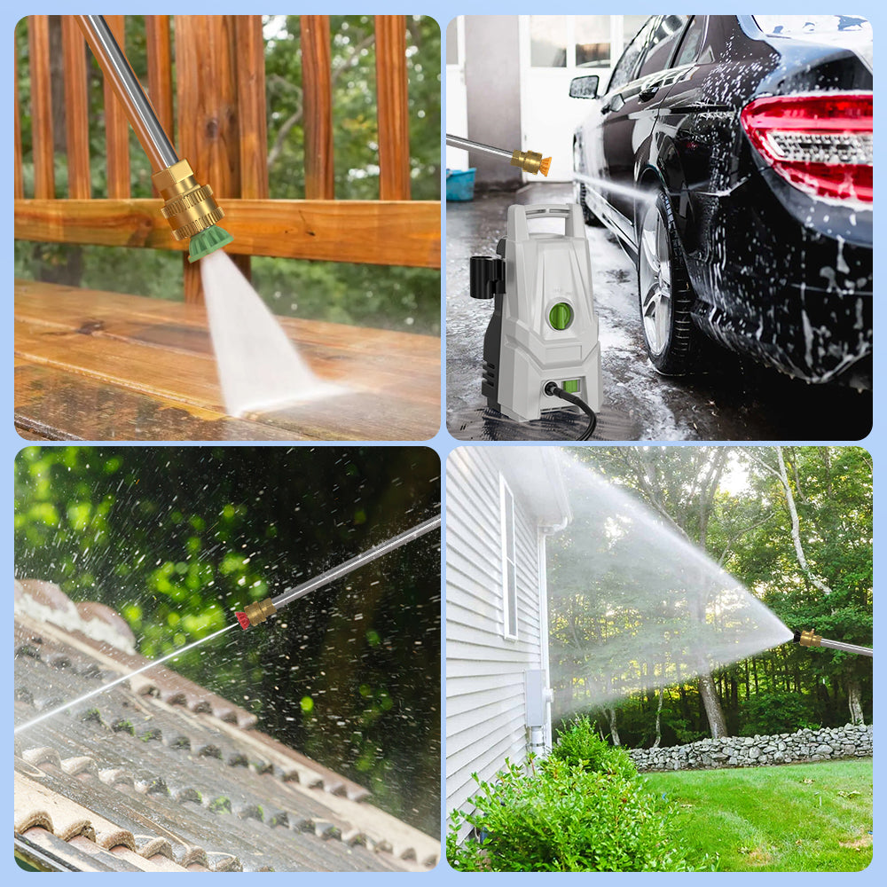 Lavadora a presión eléctrica portátil 1400W 3200PSI Max 1.8GPM