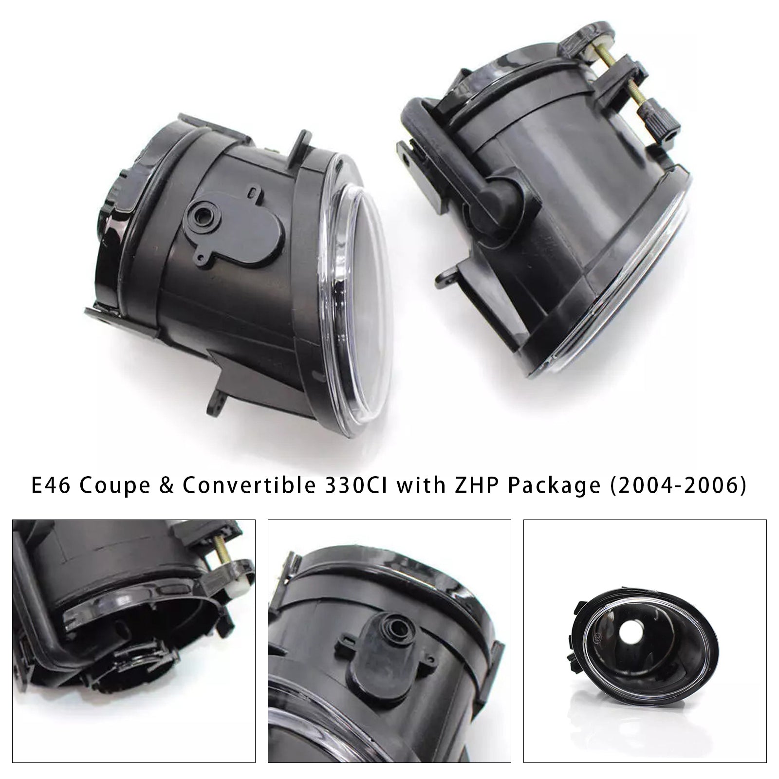 Coppia di luci della nebbia anteriore senza lampadine per la BMW 3 E46 (2001-2006)