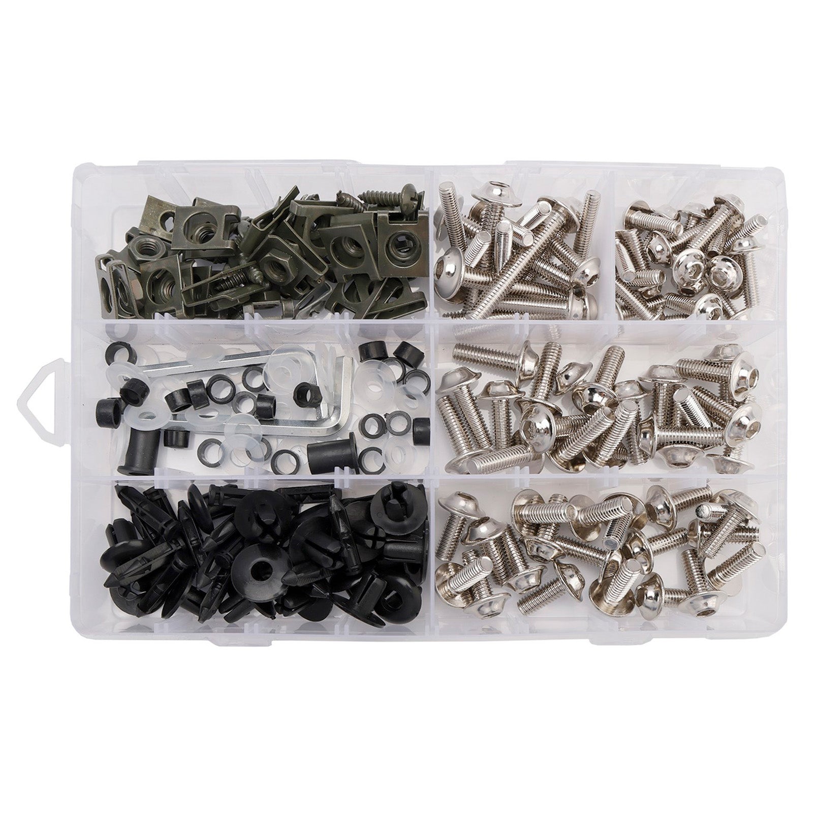 Kit de carénage injecté en plastique ABS compatible avec Kawasaki ER-6F Ninja650R 2017-2019