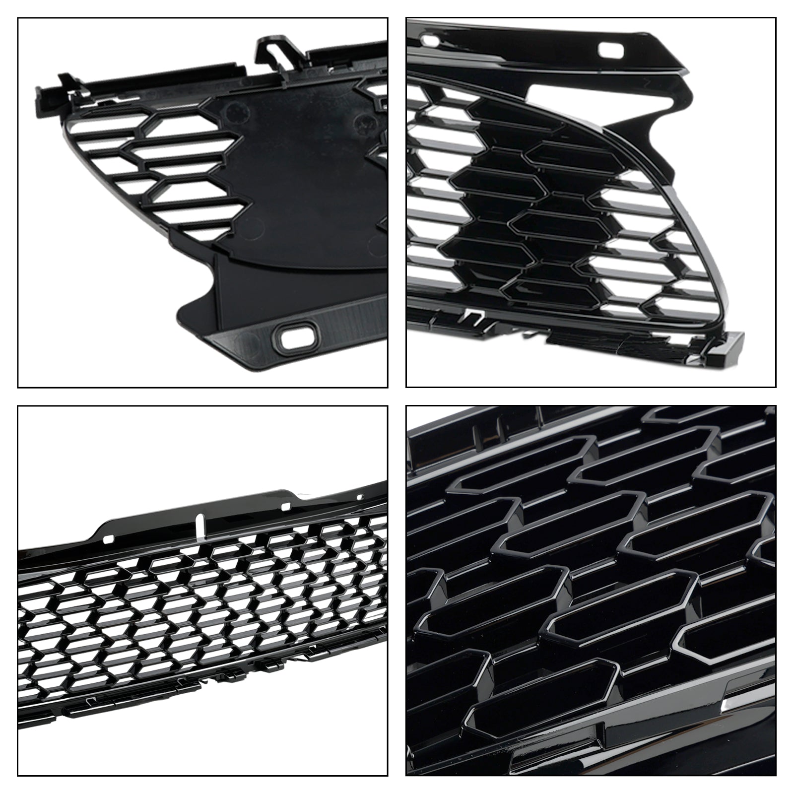 Grille de pare-chocs avant noire brillante pour MINI R57 Cooper S et JCW 2 portes décapotable 2009-2013