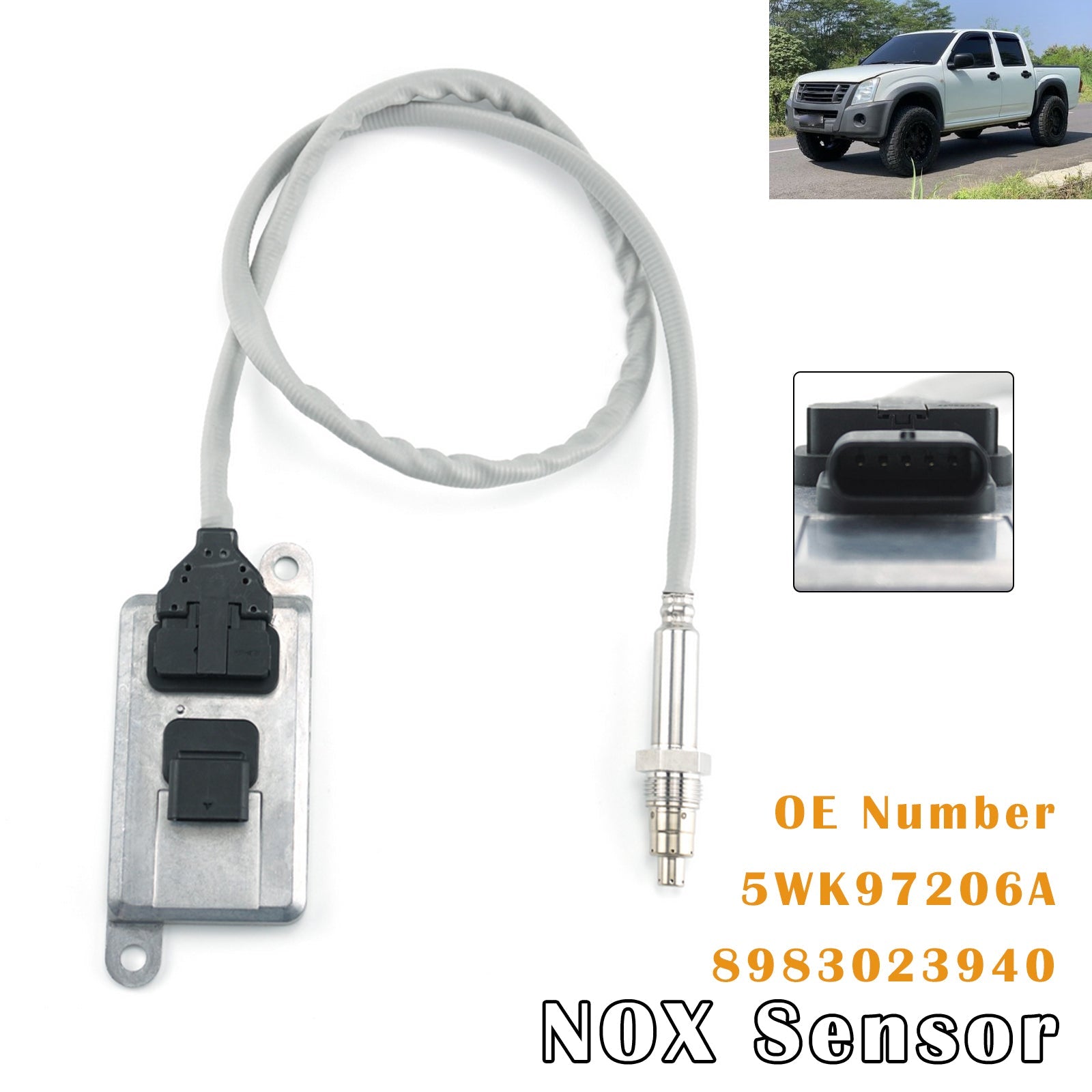Senzor za dušik, kisik in NOx 5WK97206A za ISUZU D-MAX I 2007.01-2012.06 2.5 DiTD 4x4